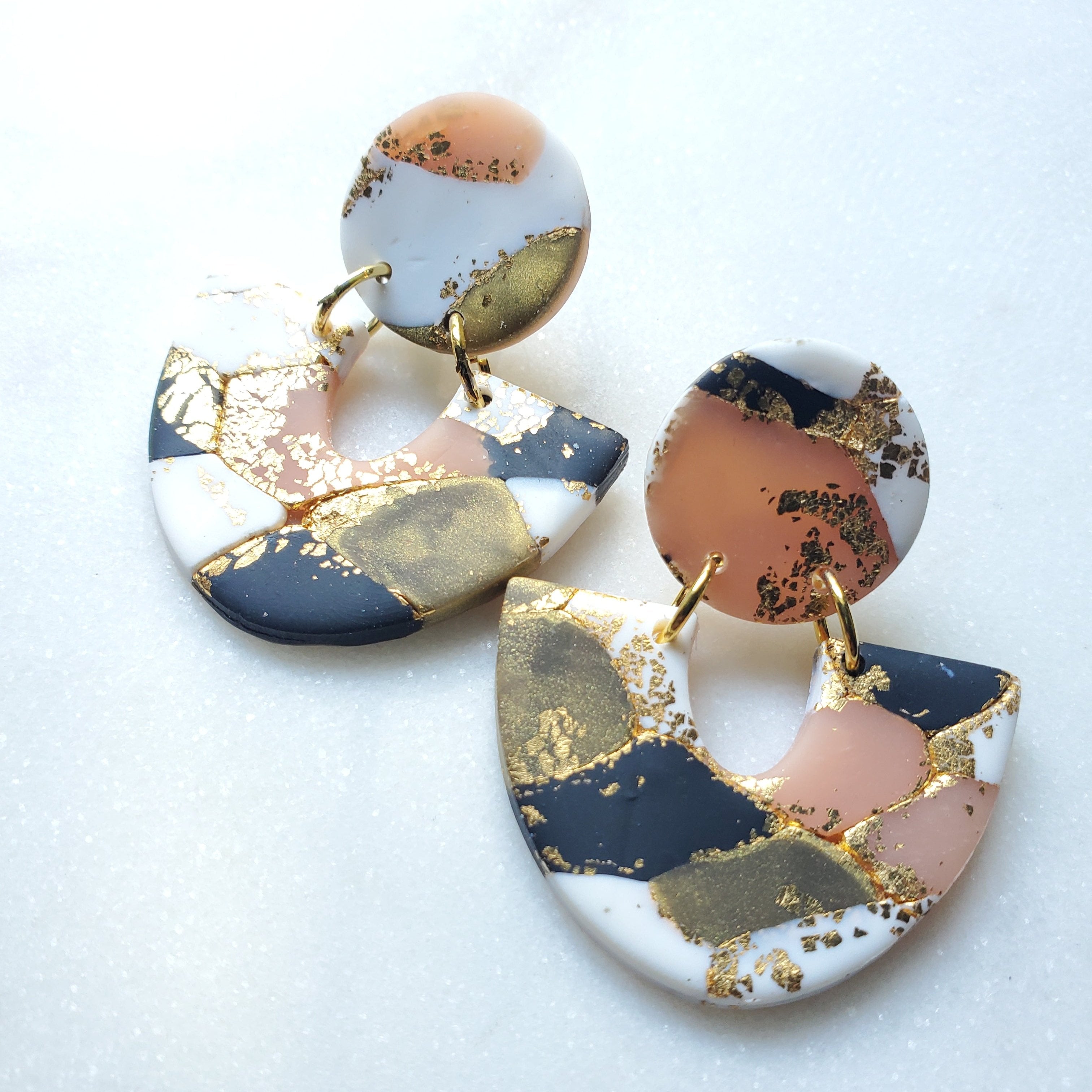 LOLA Statement Earrings - Terrazzo