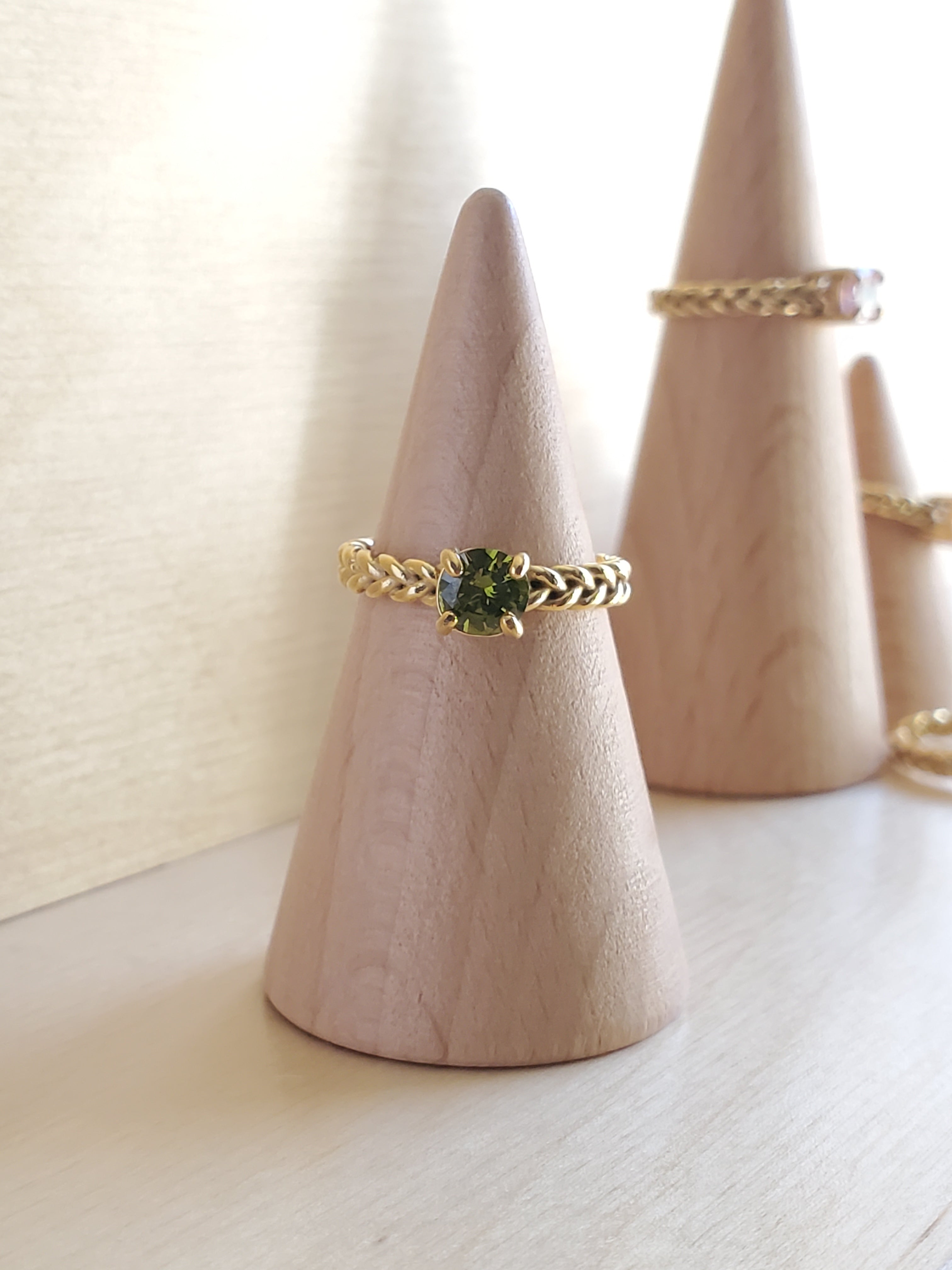 Retro Crystal Ring - Clear