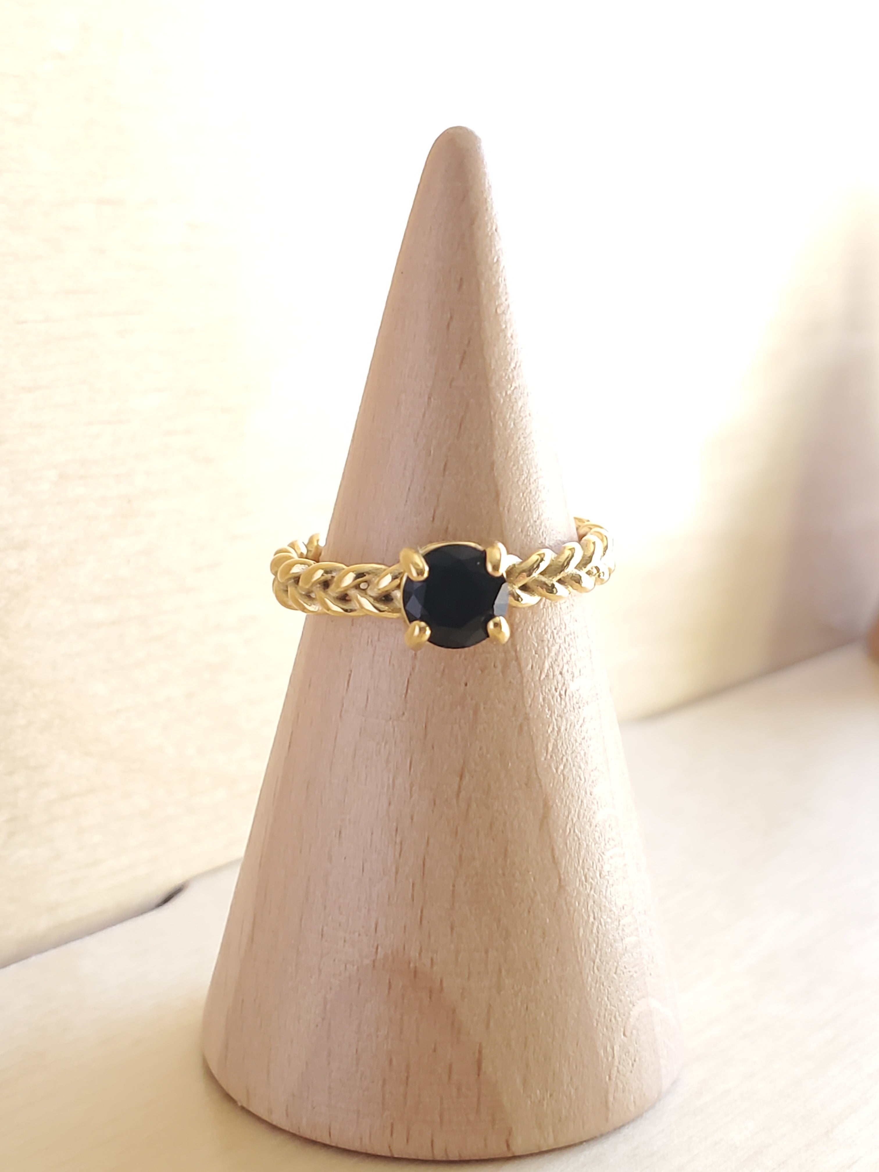 Retro Crystal Ring - Clear