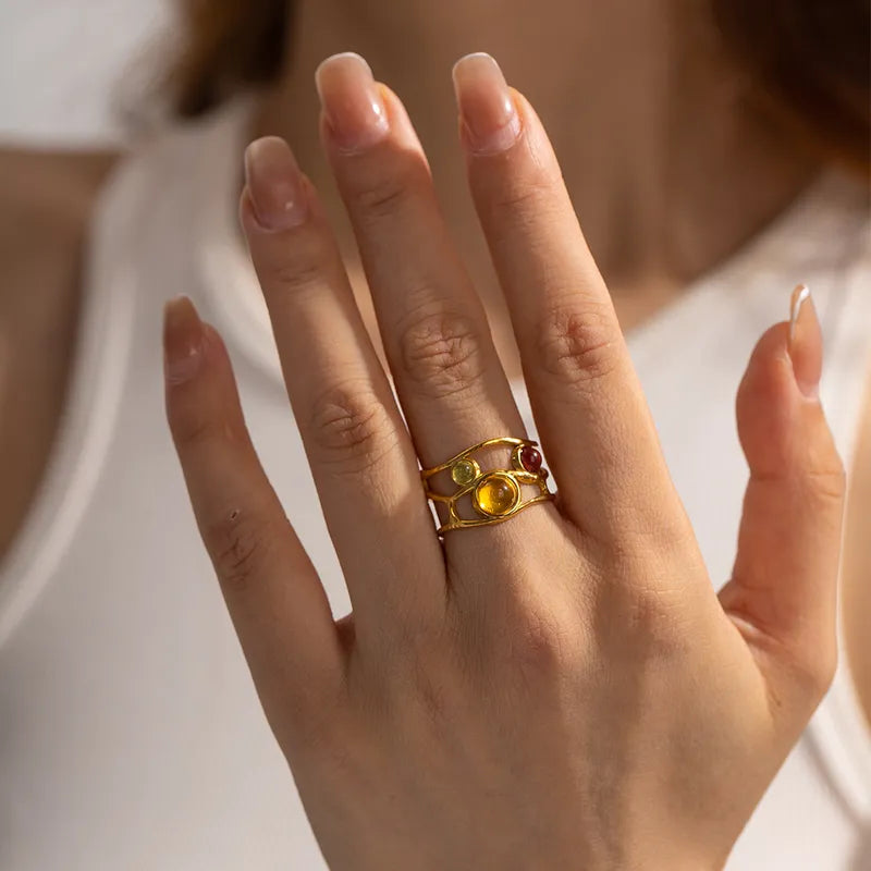 Autumn Rhinestone Ring