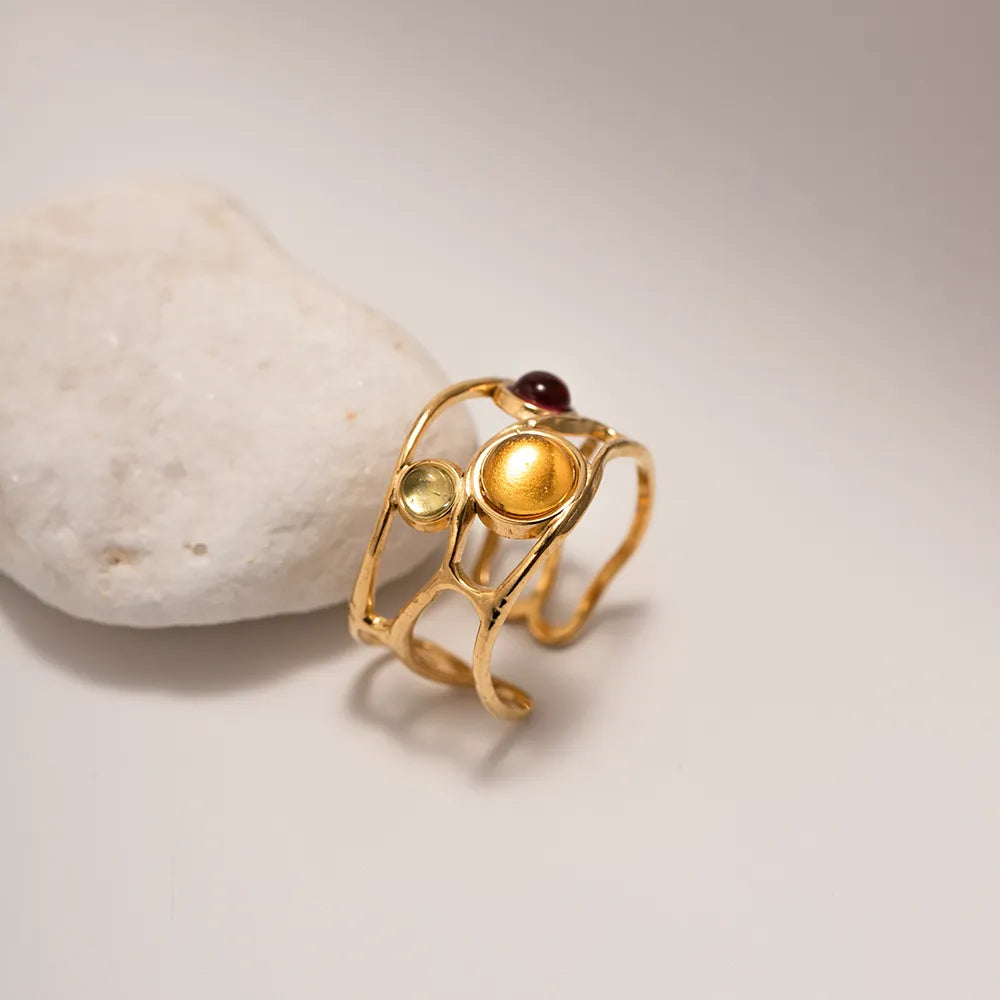 Autumn Rhinestone Ring
