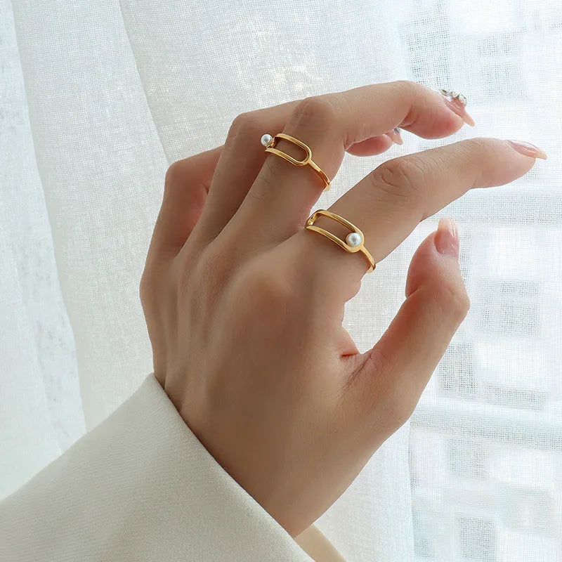 Mod Pearl Ring