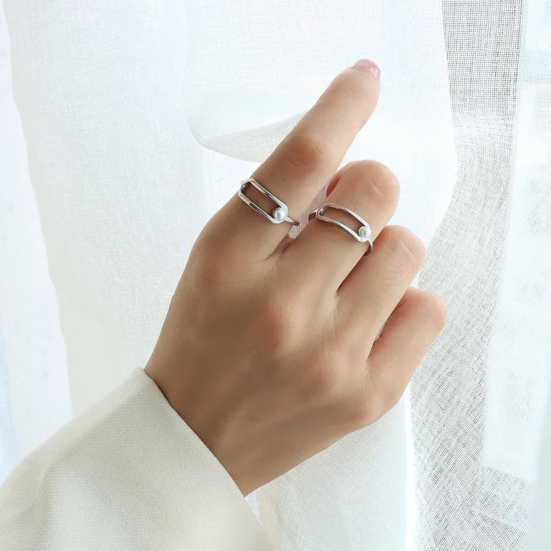 Mod Pearl Ring