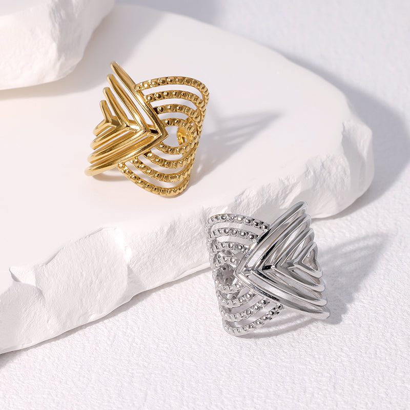 Stratus Statement Ring