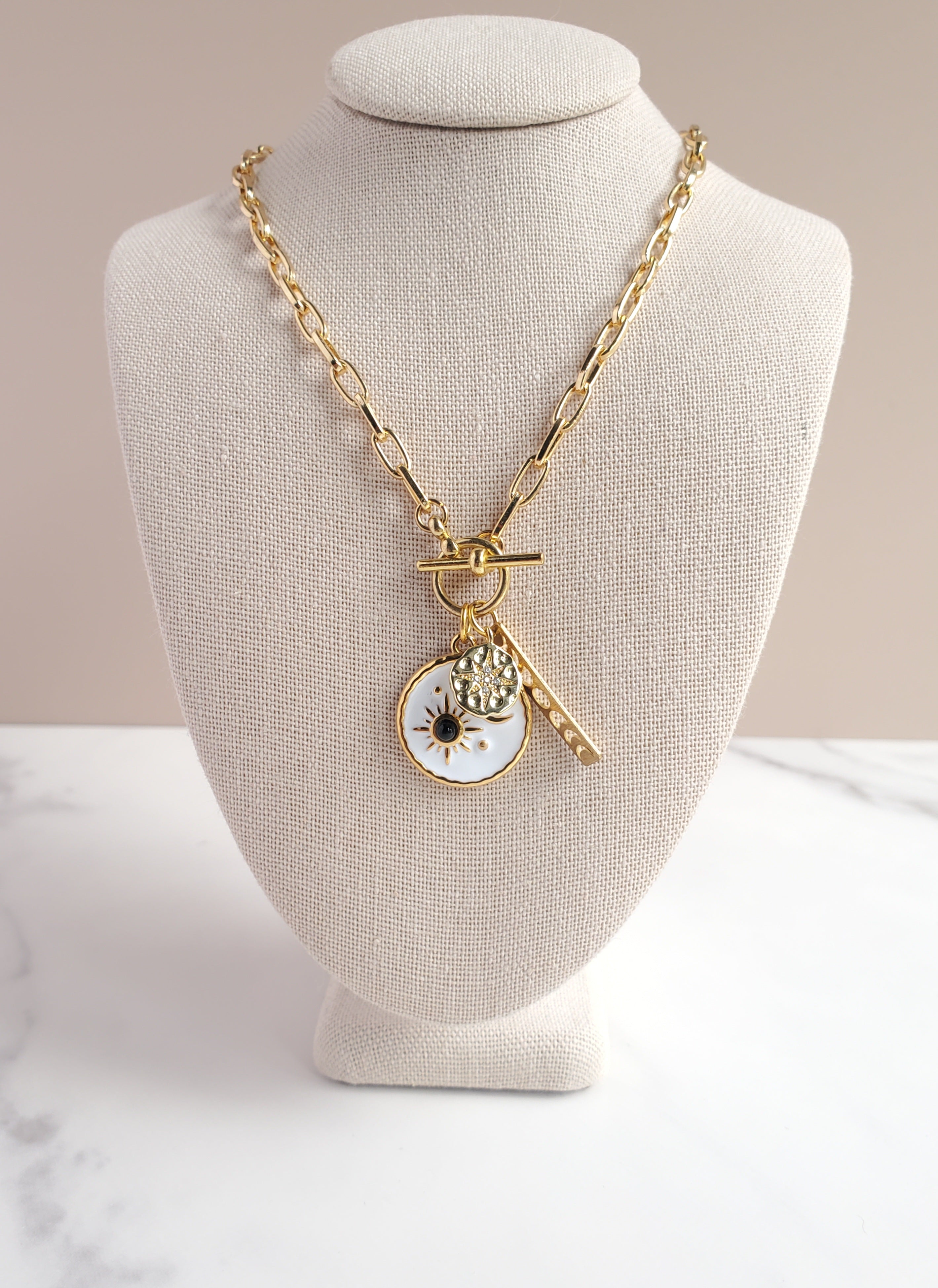 MAVEN Charm Lariat Necklace - Various Styles