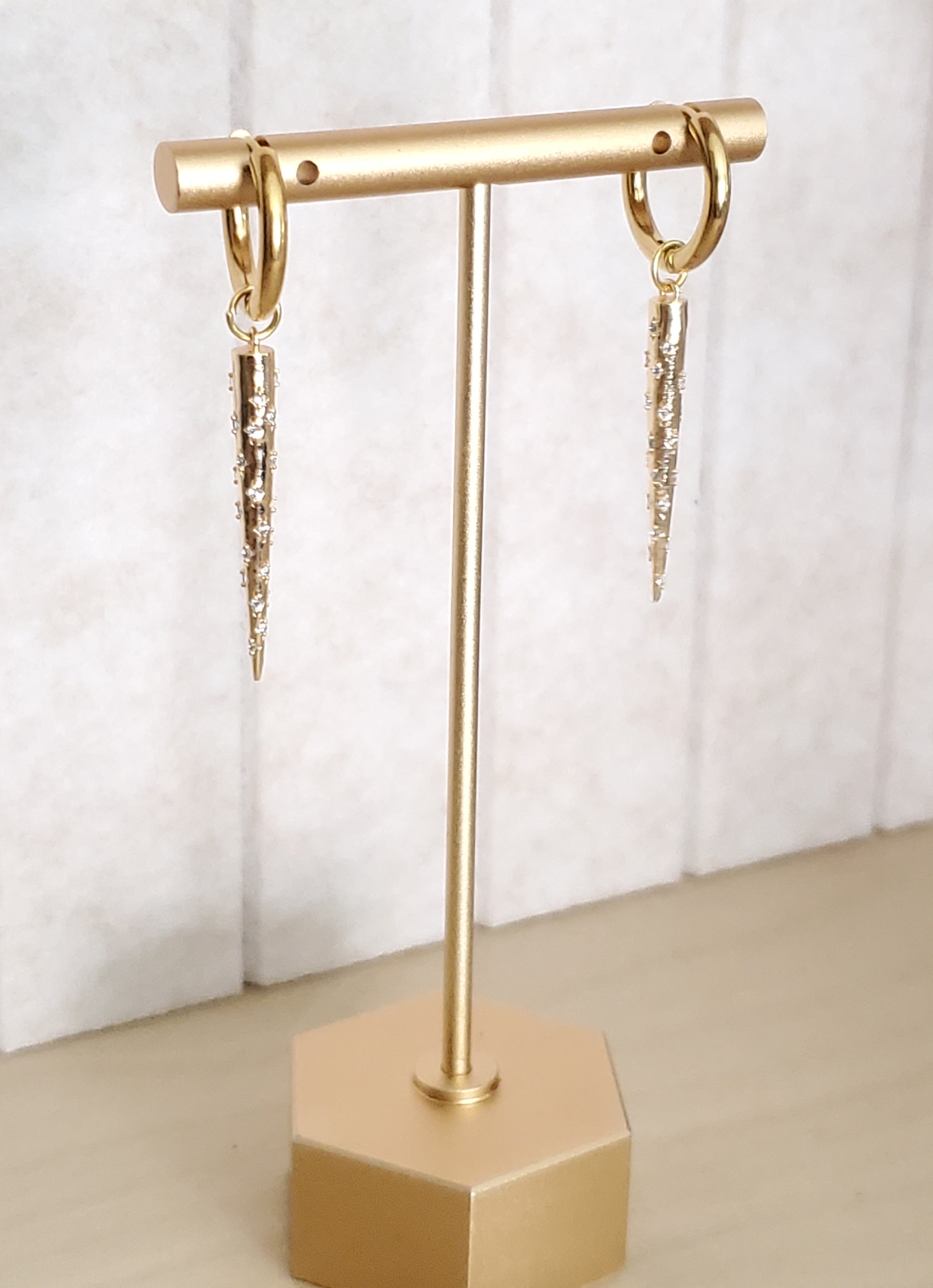 Charmed Statement Earrings - 2 in 1