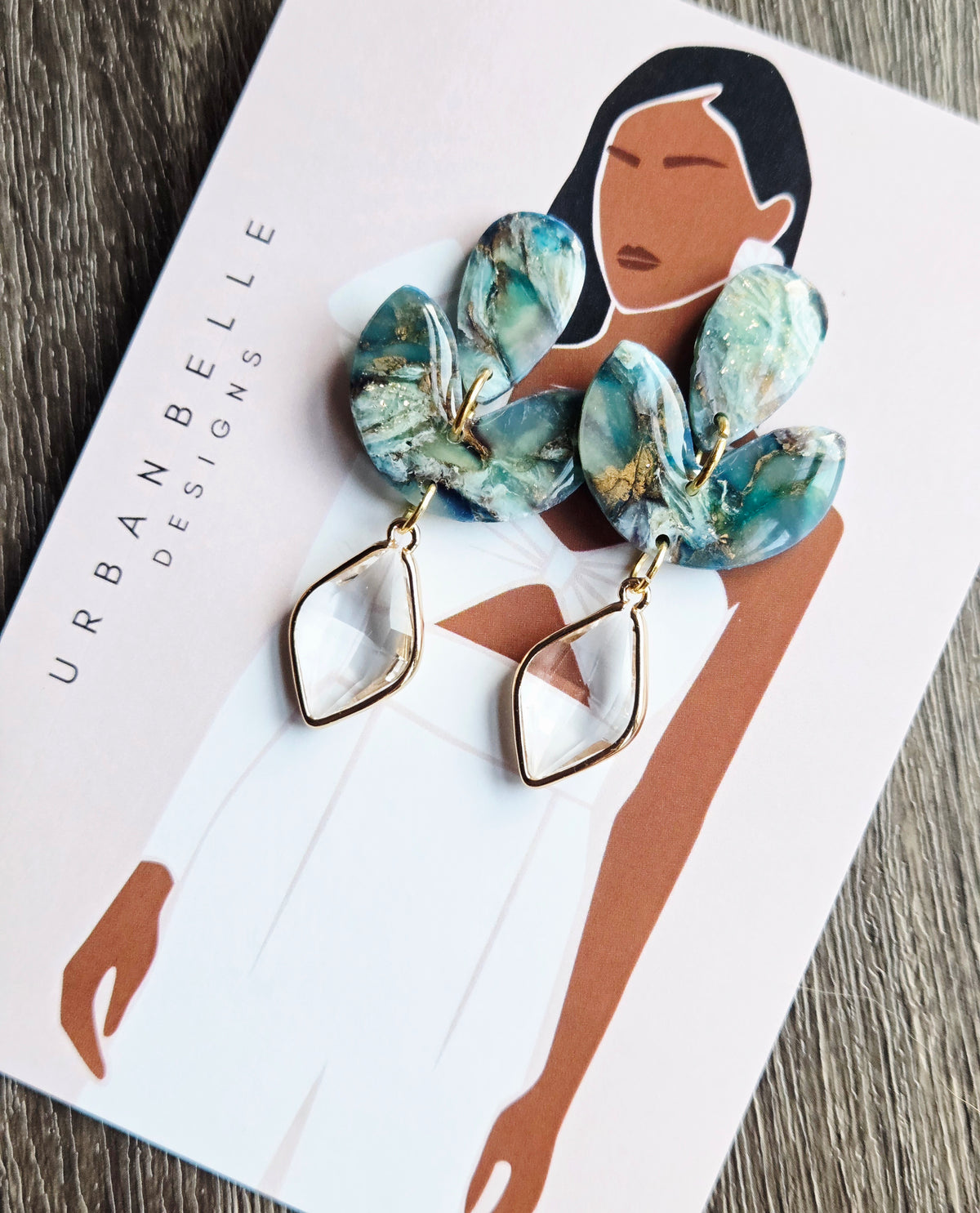 EMMA Glass Statement Earrings