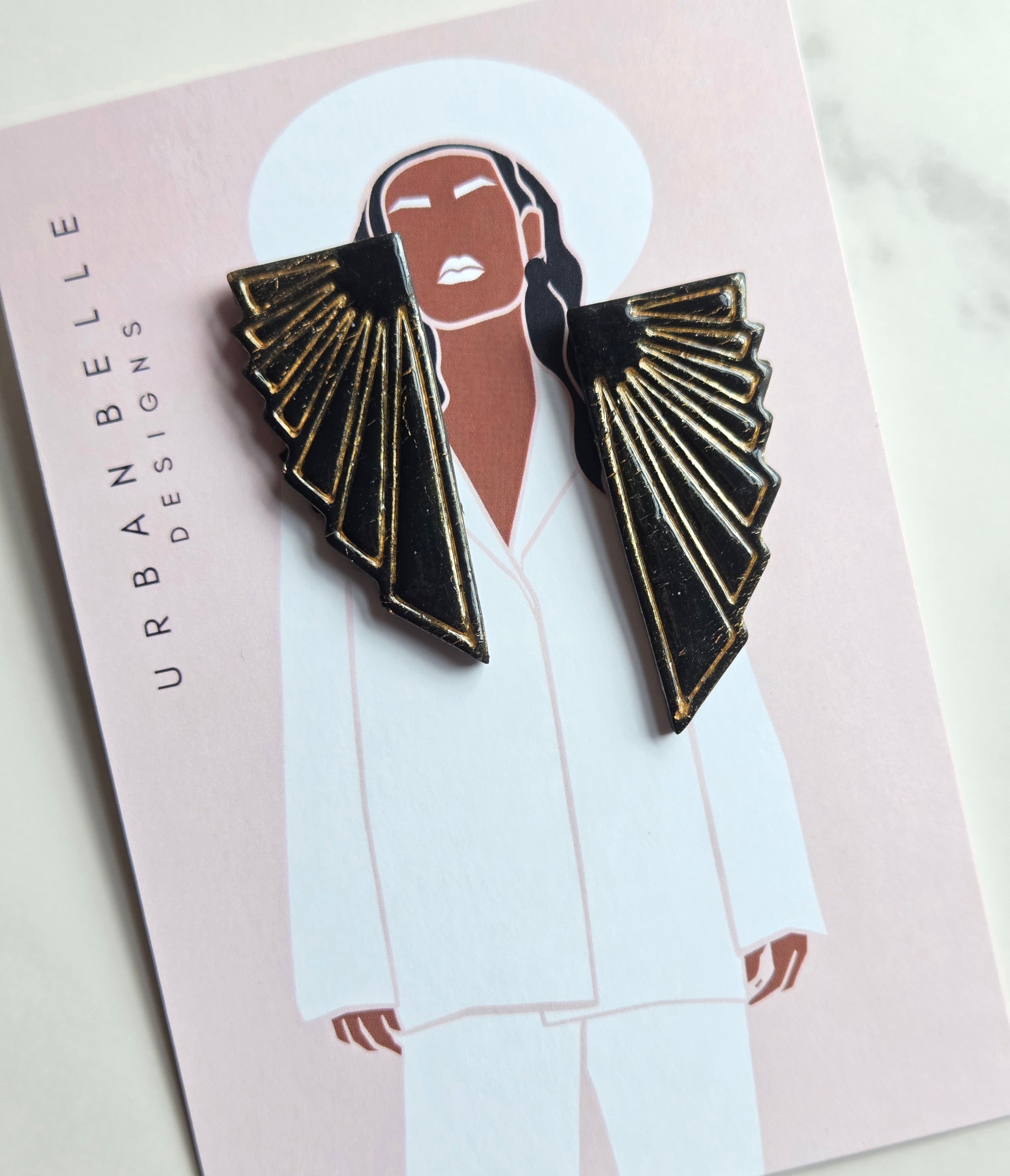 Empress of Night Statement Earrings