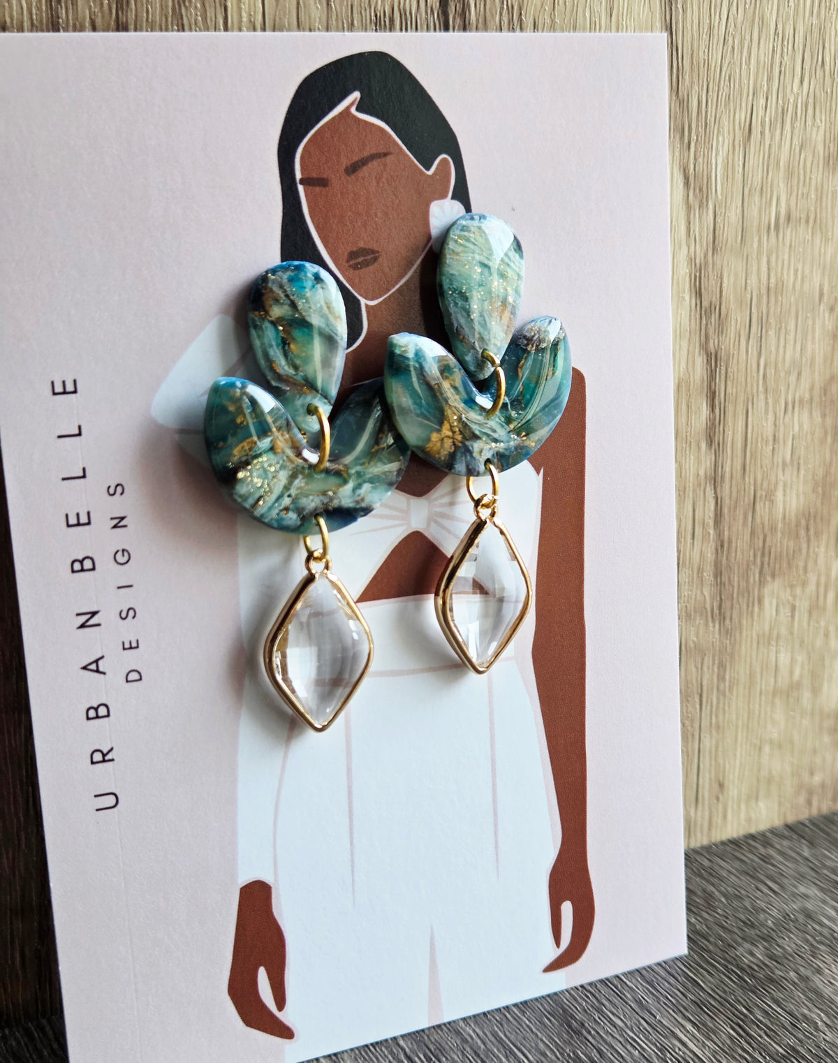 EMMA Glass Statement Earrings