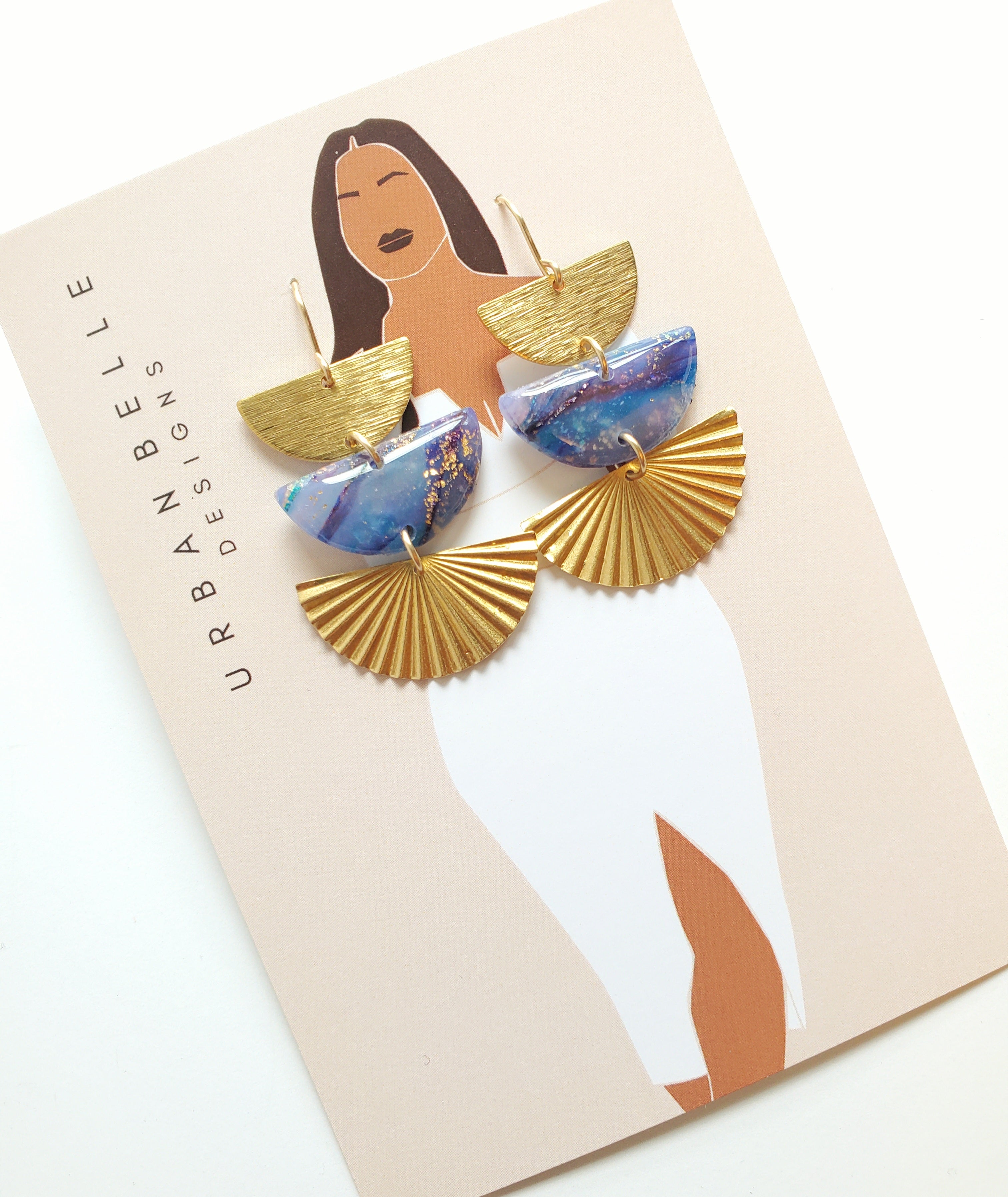 MIA Ocean Statement Earrings 14K Gold Filled