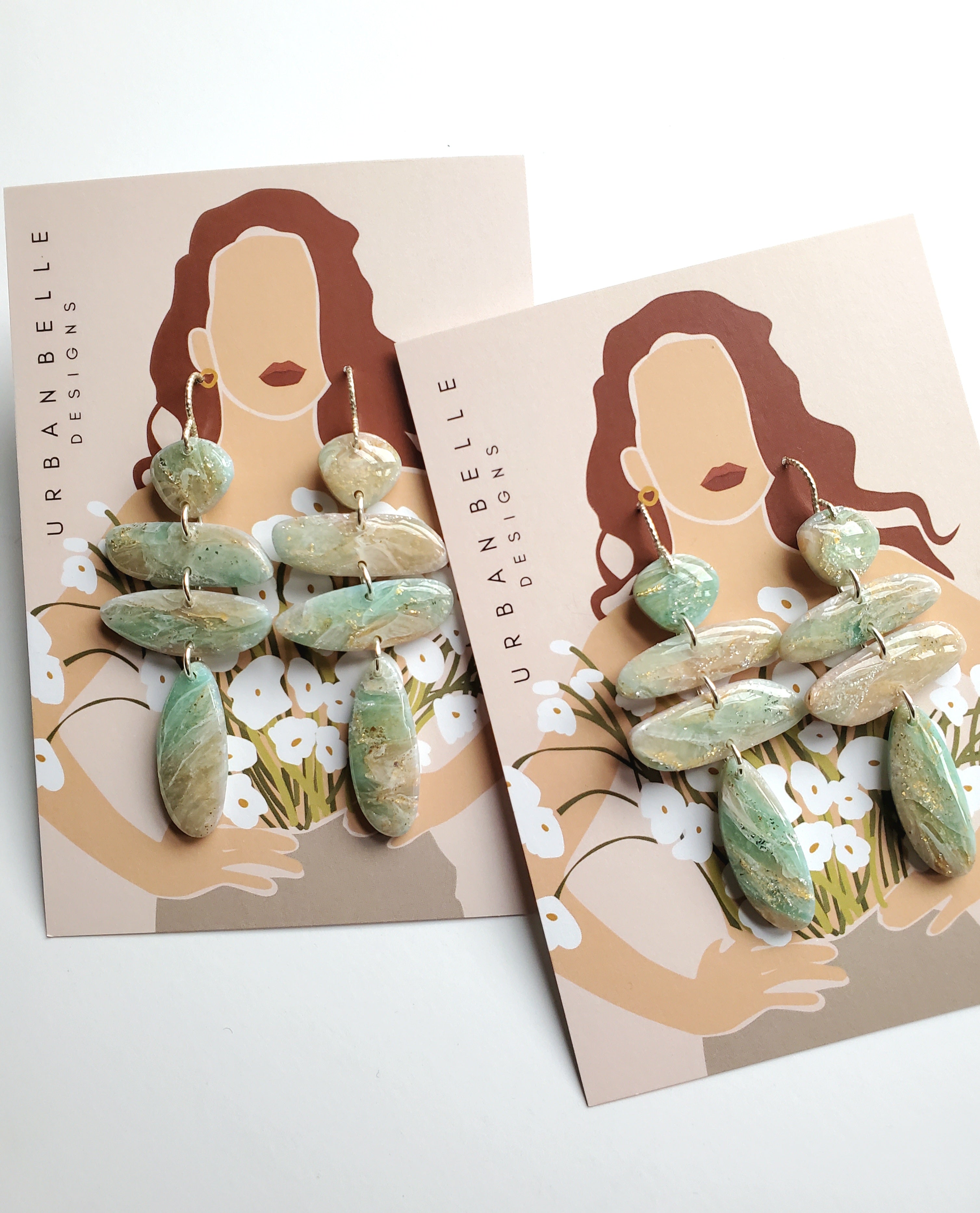 SERENA Agate Inspired Statement Earrings - Various Styles