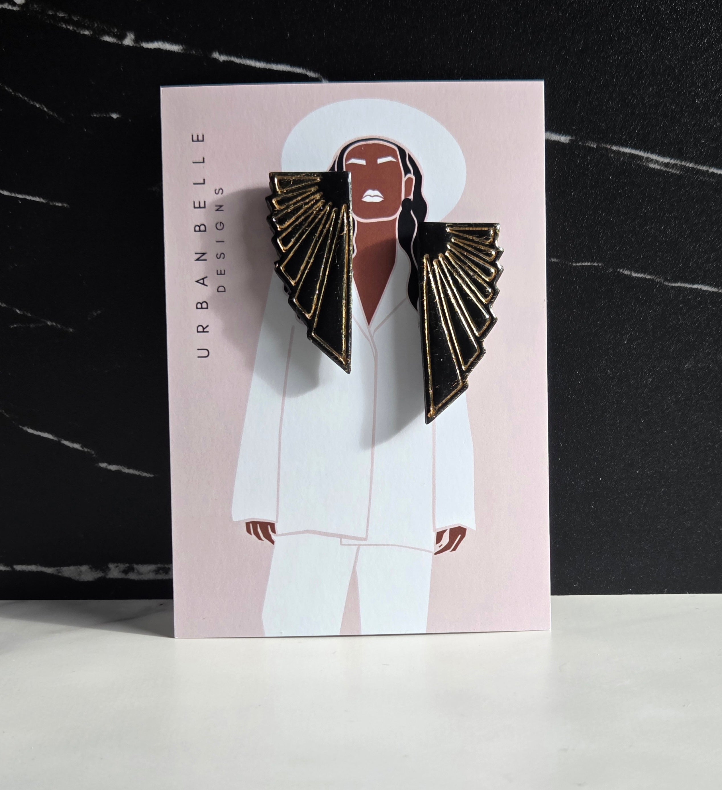 Empress of Night Statement Earrings