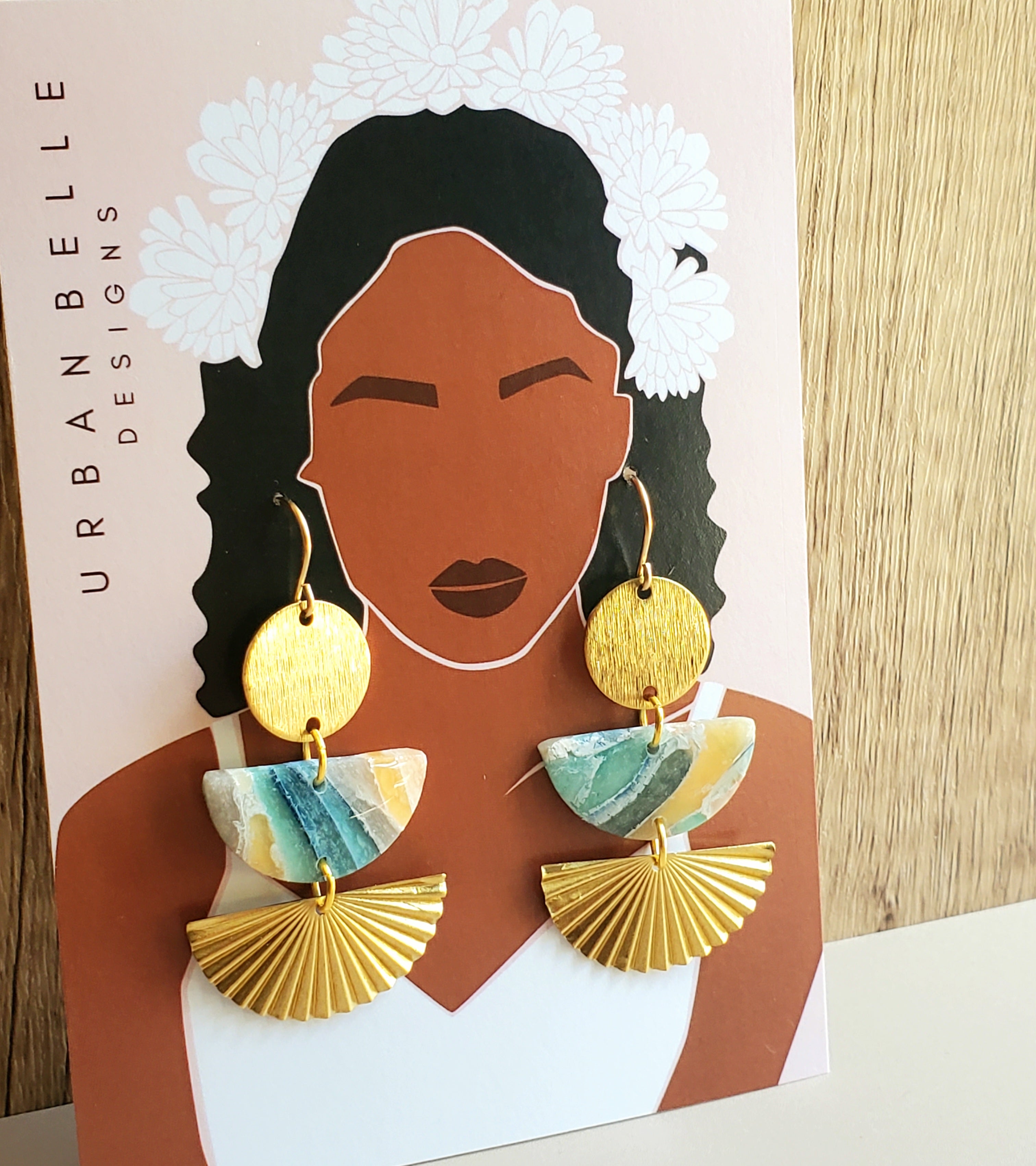 MIA Statement Earrings - Golden Coast 14K Gold Filled