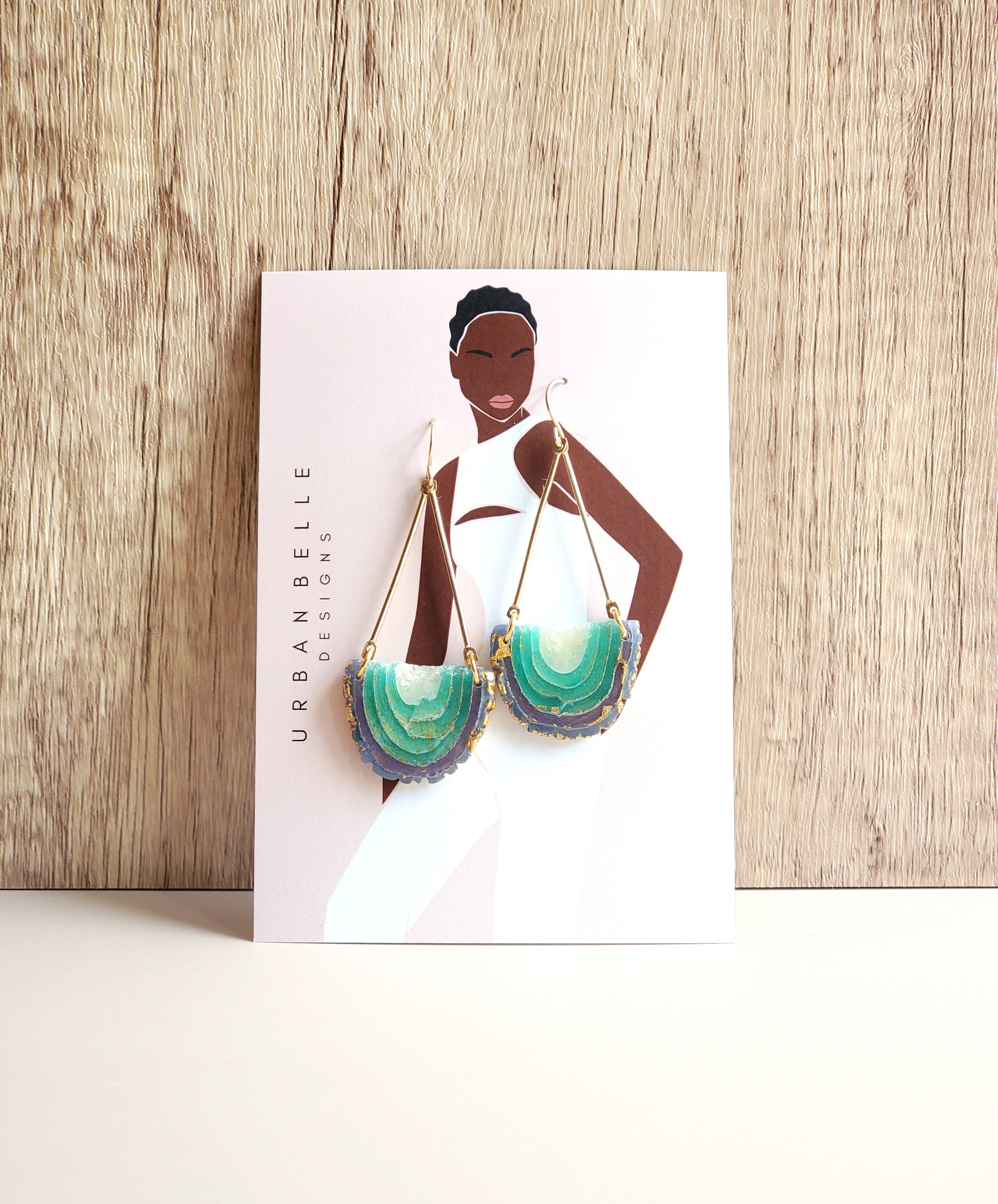 GAIA 14K Gold Filled Chandelier Statement Earrings