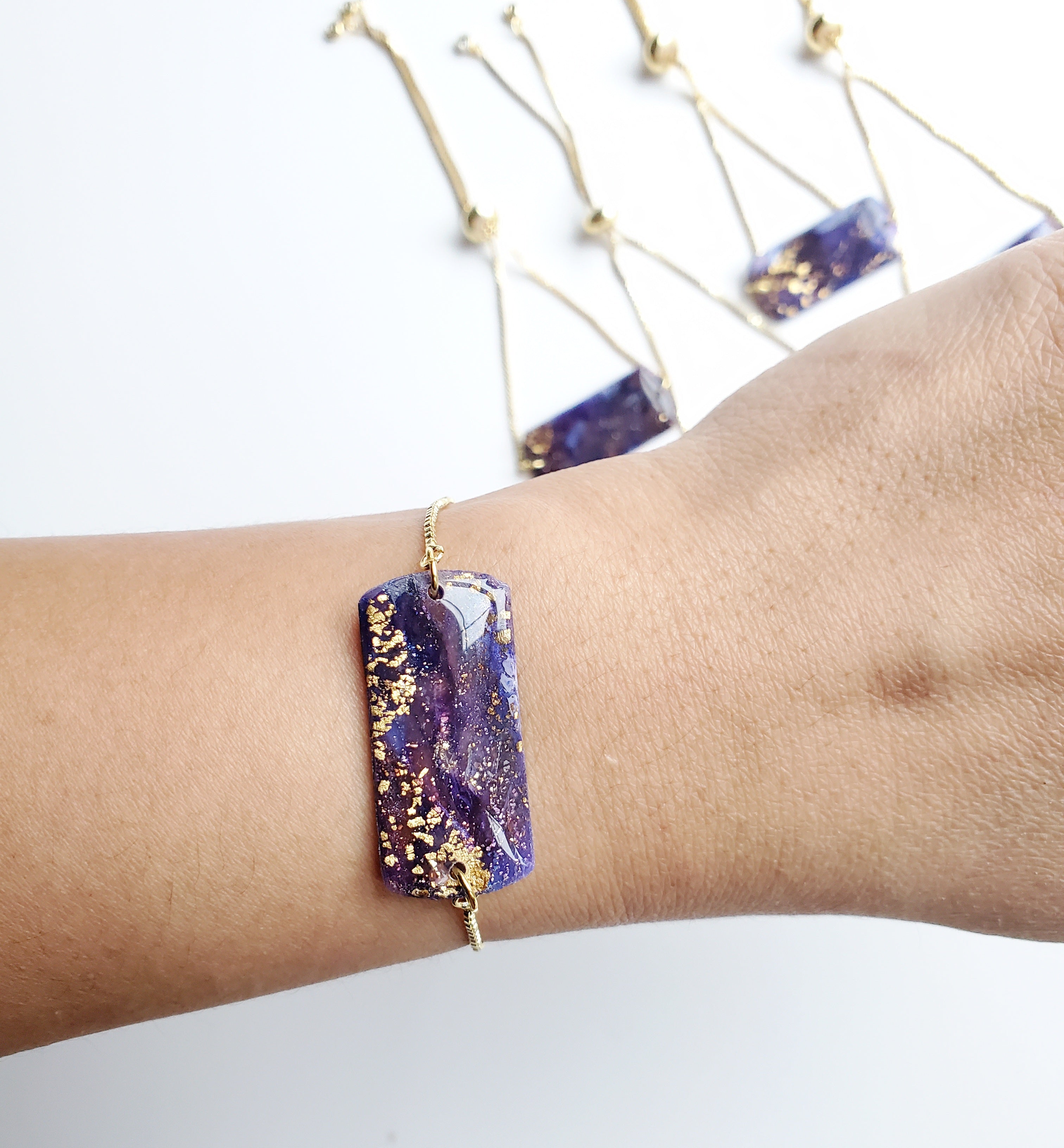 Galaxy Clay Adjustable Bracelet