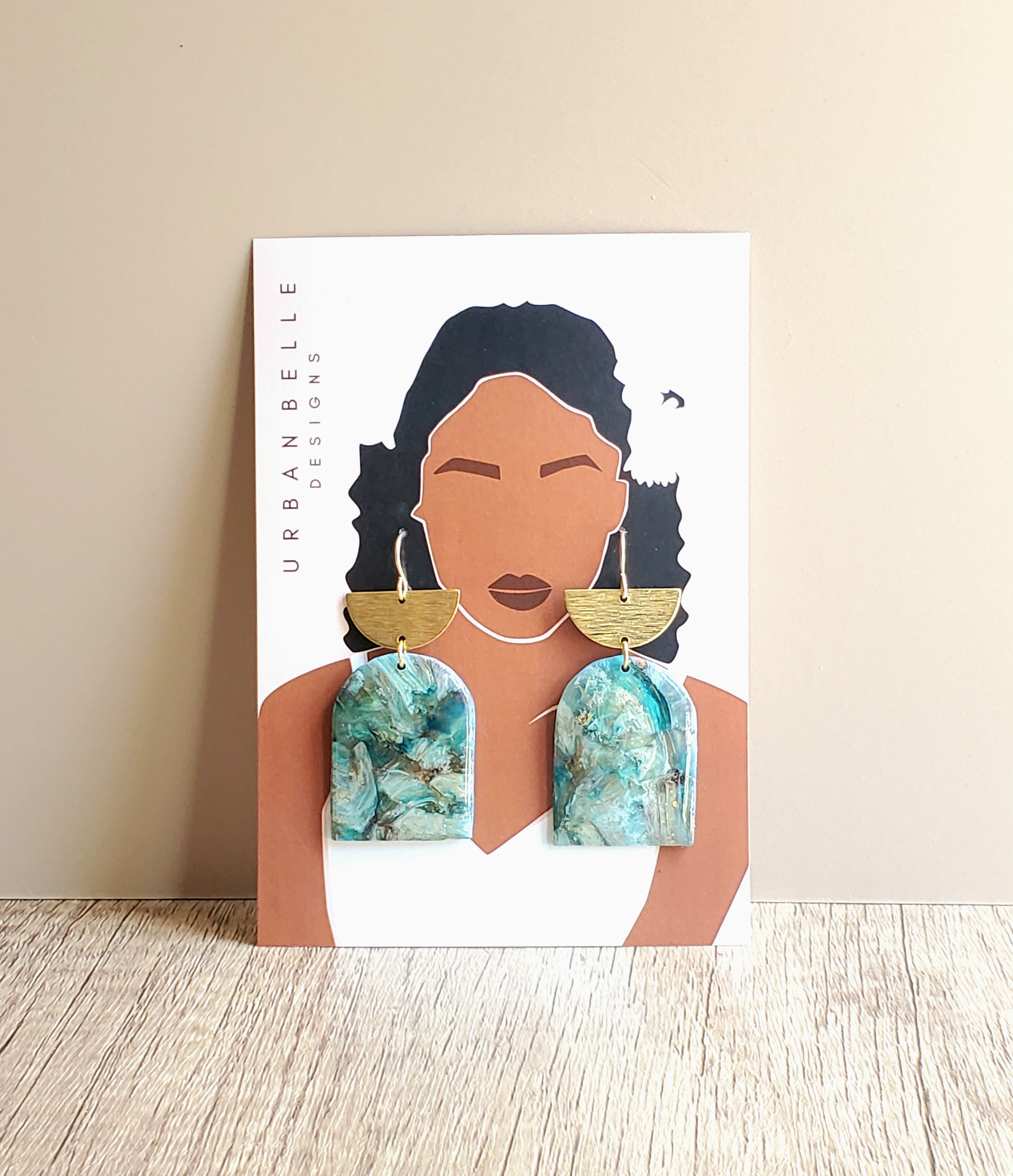 ALAYA Botanical Bloom Statement Earrings