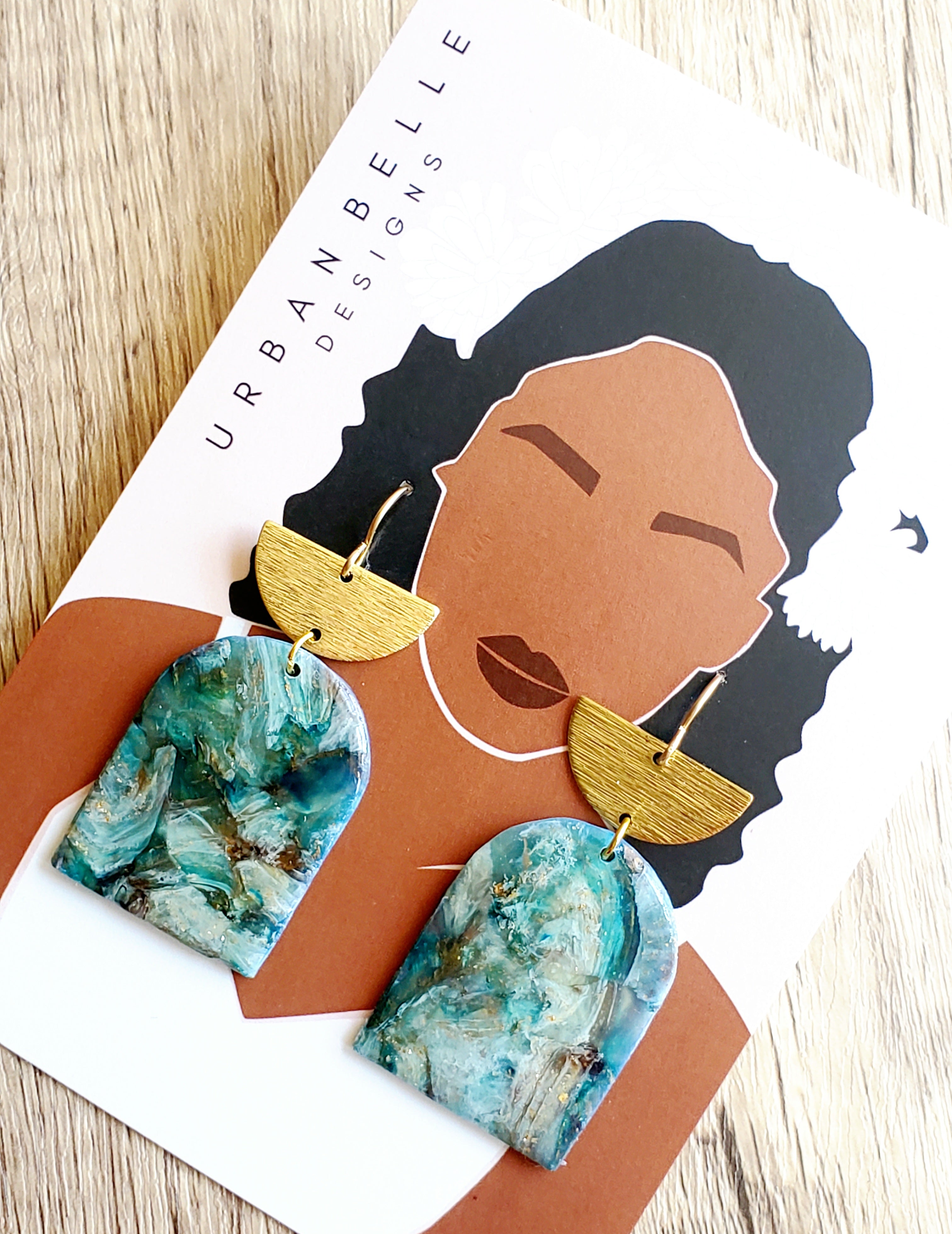 ALAYA Botanical Bloom Statement Earrings