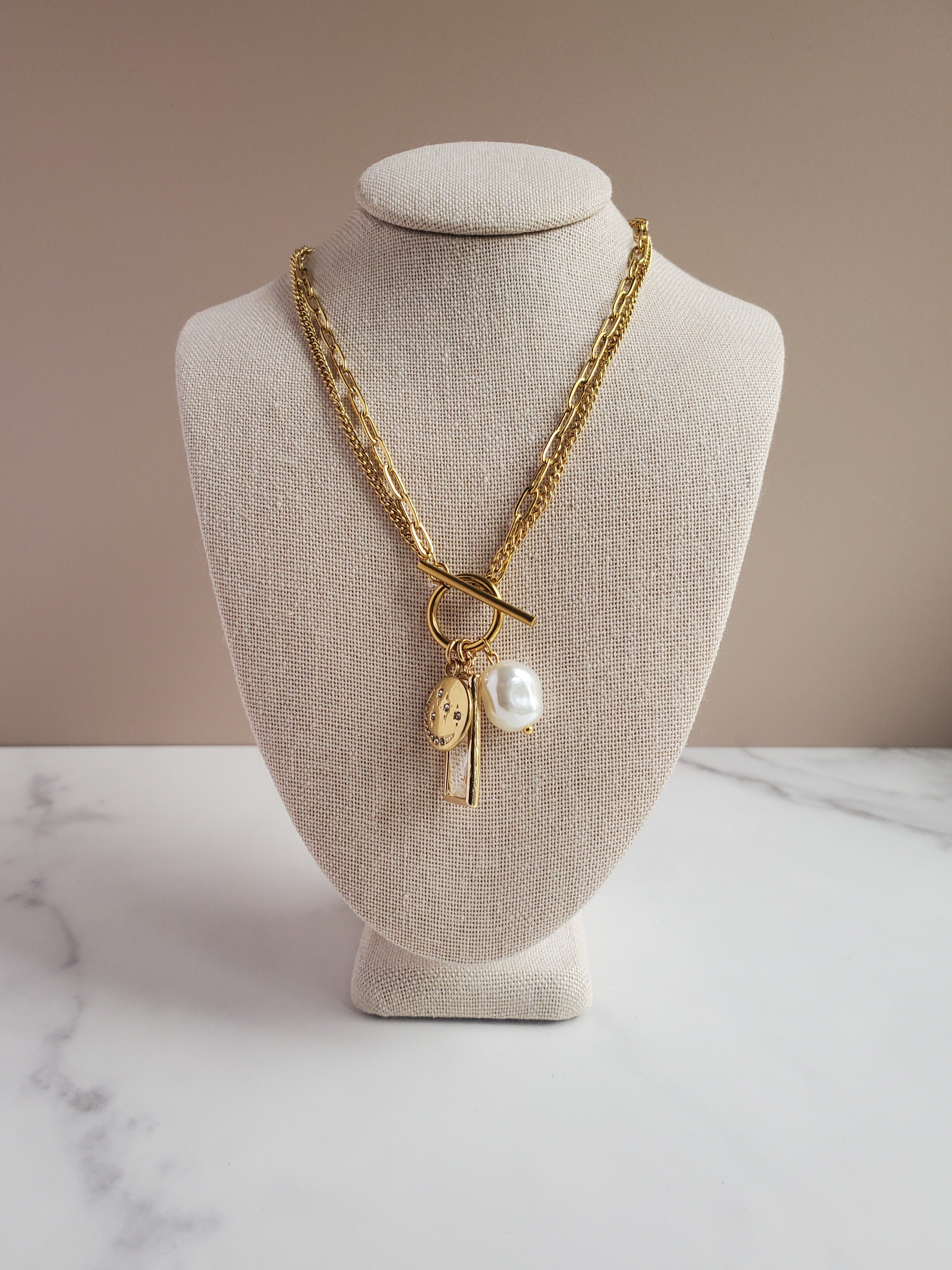 MAVEN Charm Lariat Necklace - Various Styles