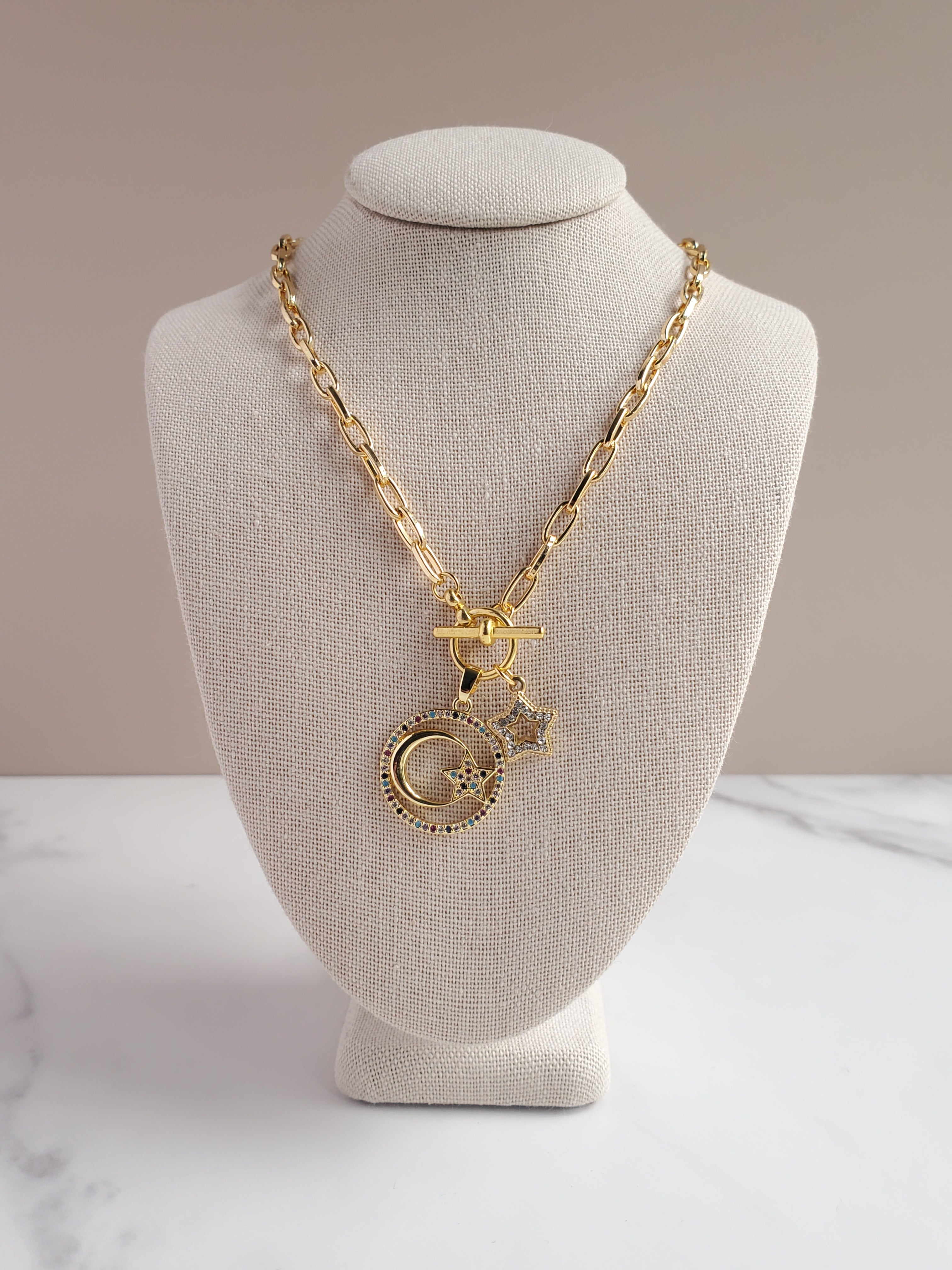 MAVEN Charm Lariat Necklace - Various Styles