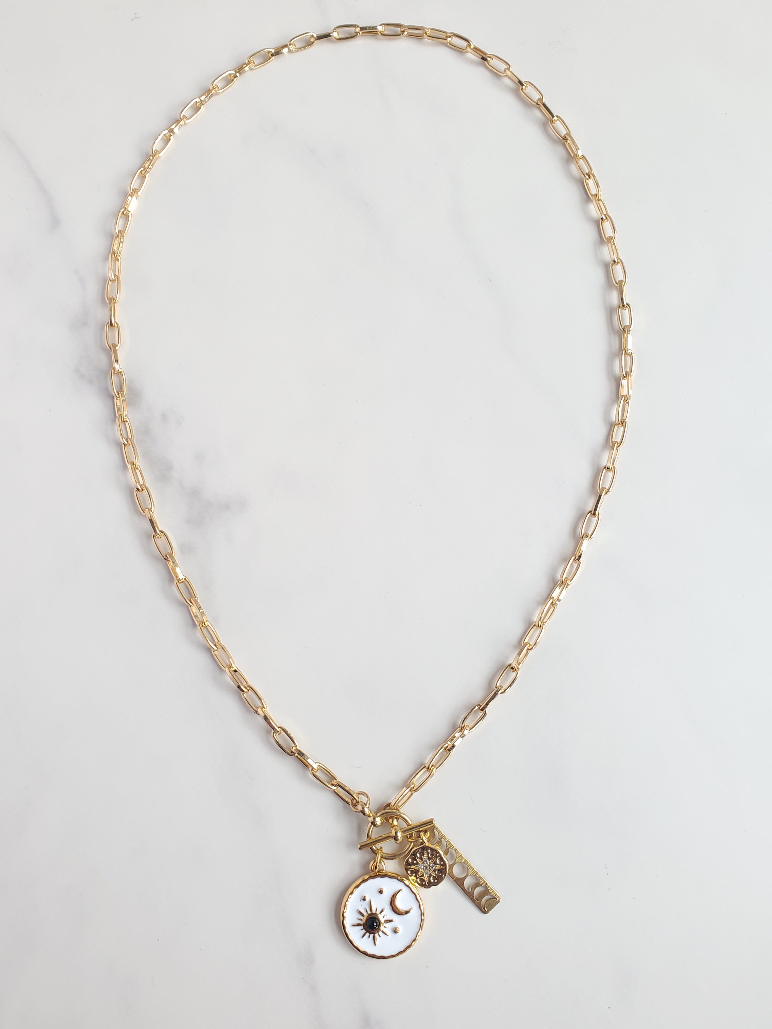 MAVEN Charm Lariat Necklace - Various Styles