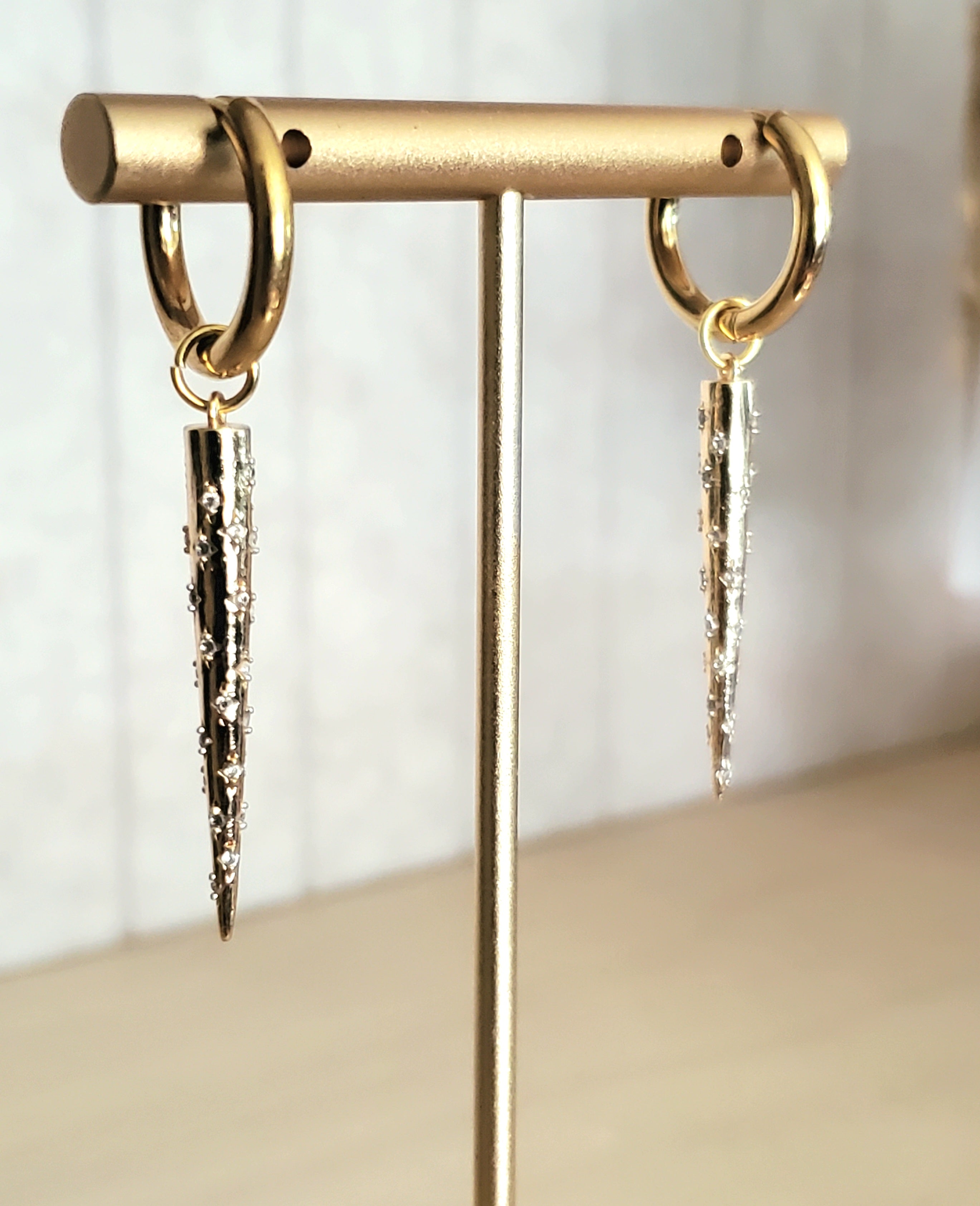Charmed Statement Earrings - 2 in 1