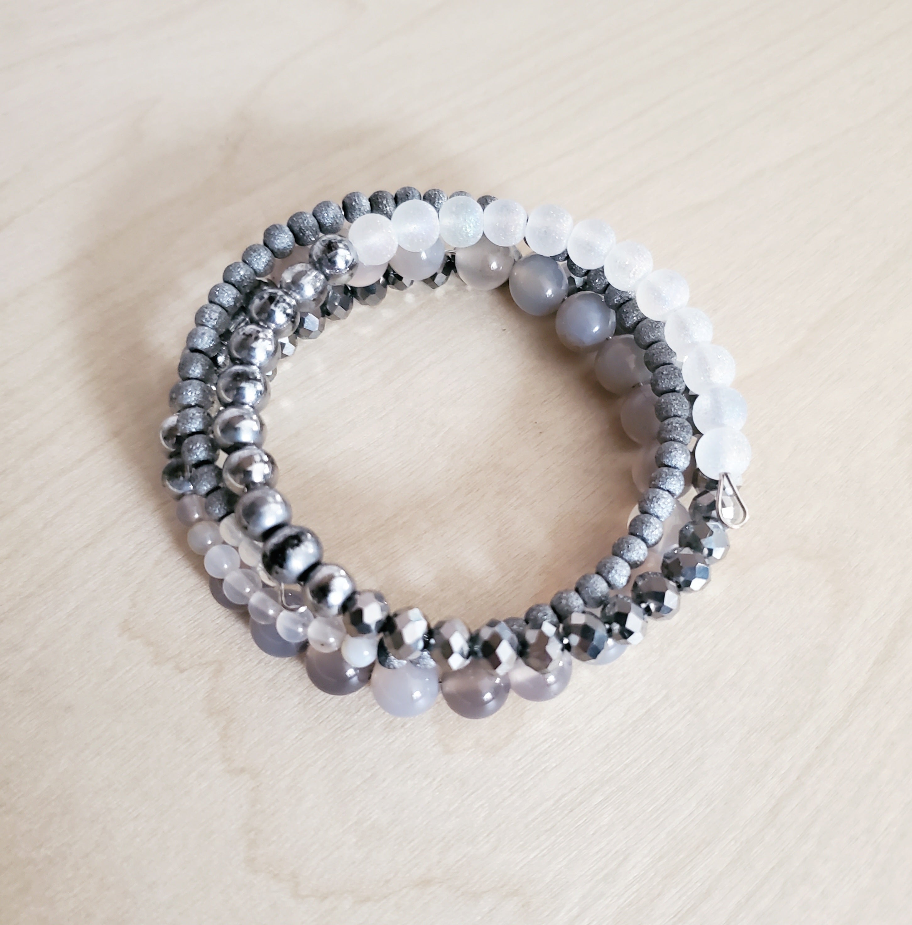 Beaded Coil Bracelets - Various Styles