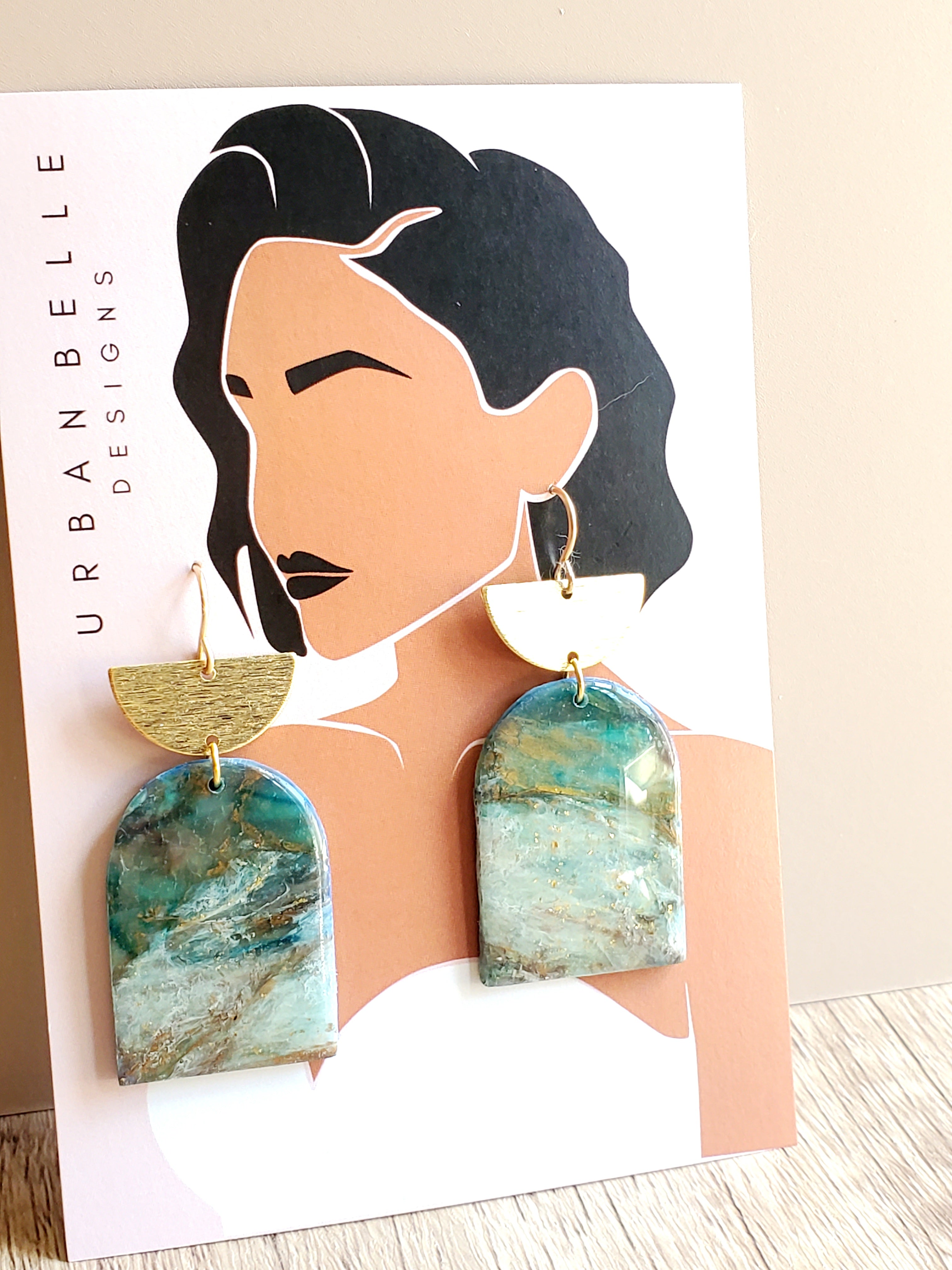 ALAYA Botanical Bloom Statement Earrings