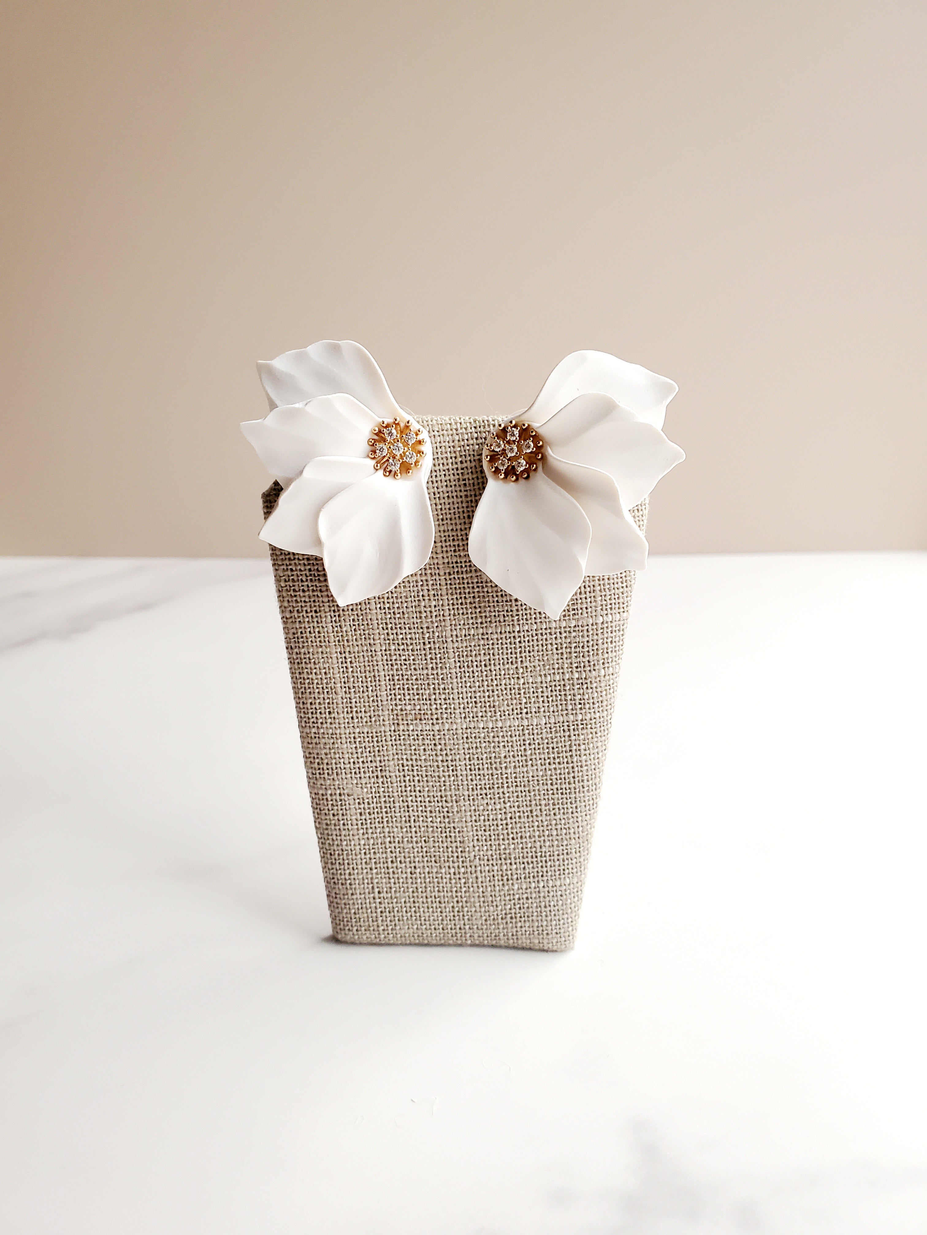 LEA Floral Statement Earrings