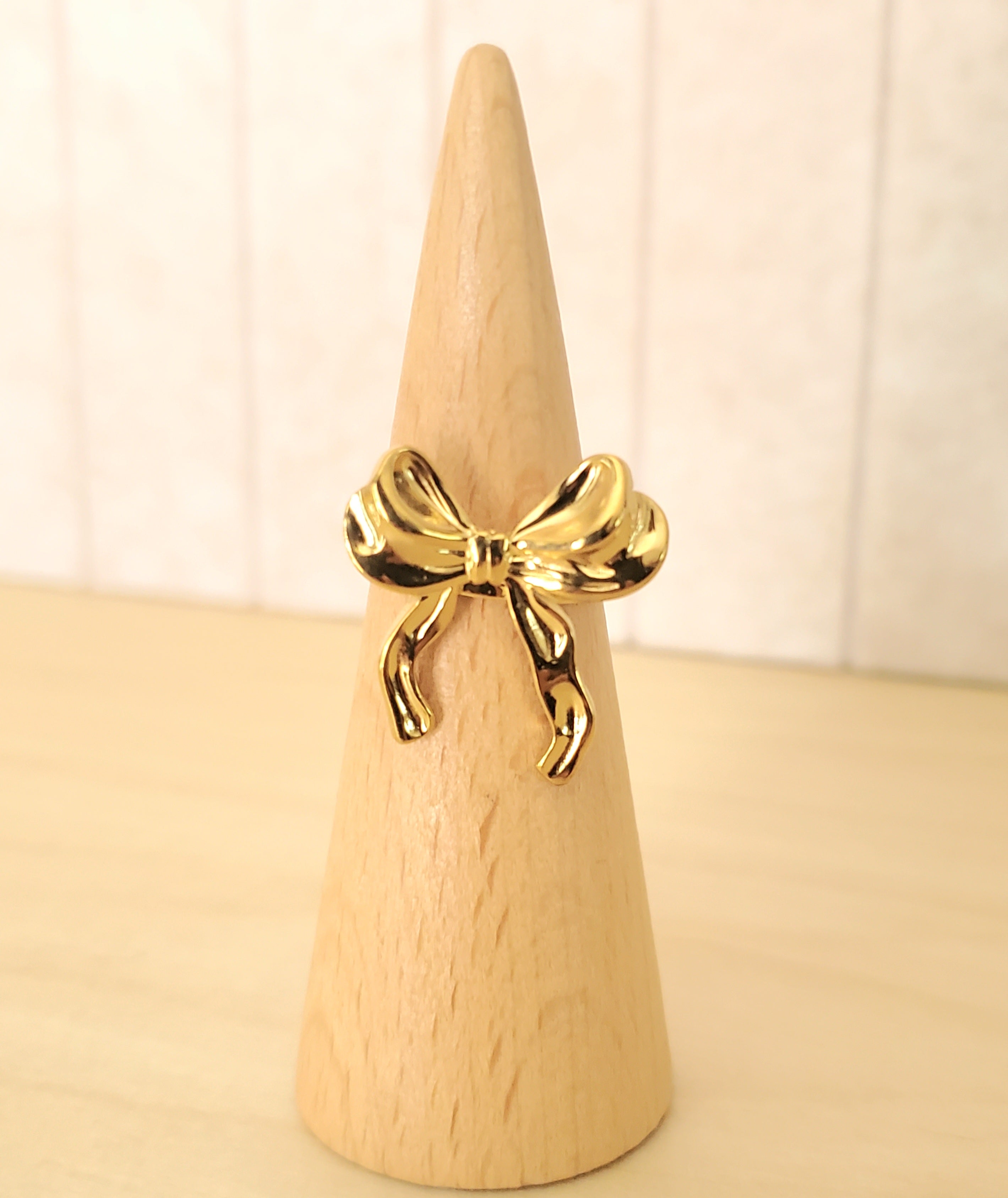 Bow Ribbon Statement Ring - Gold/Silver