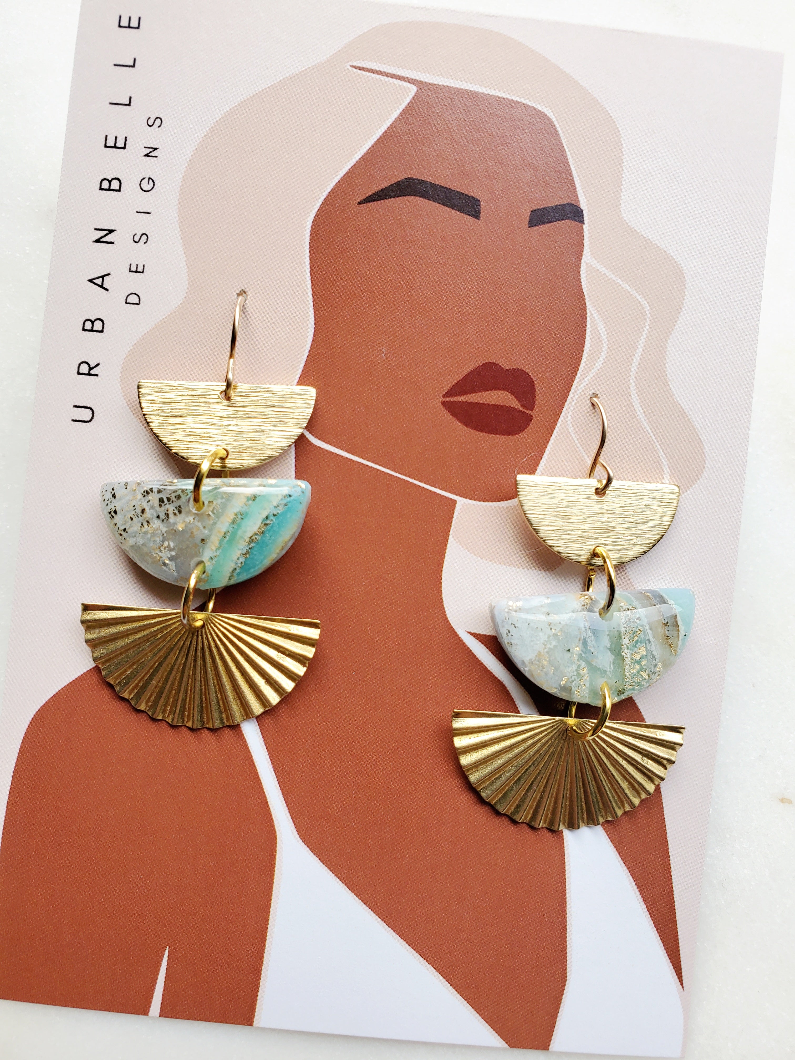 MIA Sky Statement Earrings 14K Gold Filled