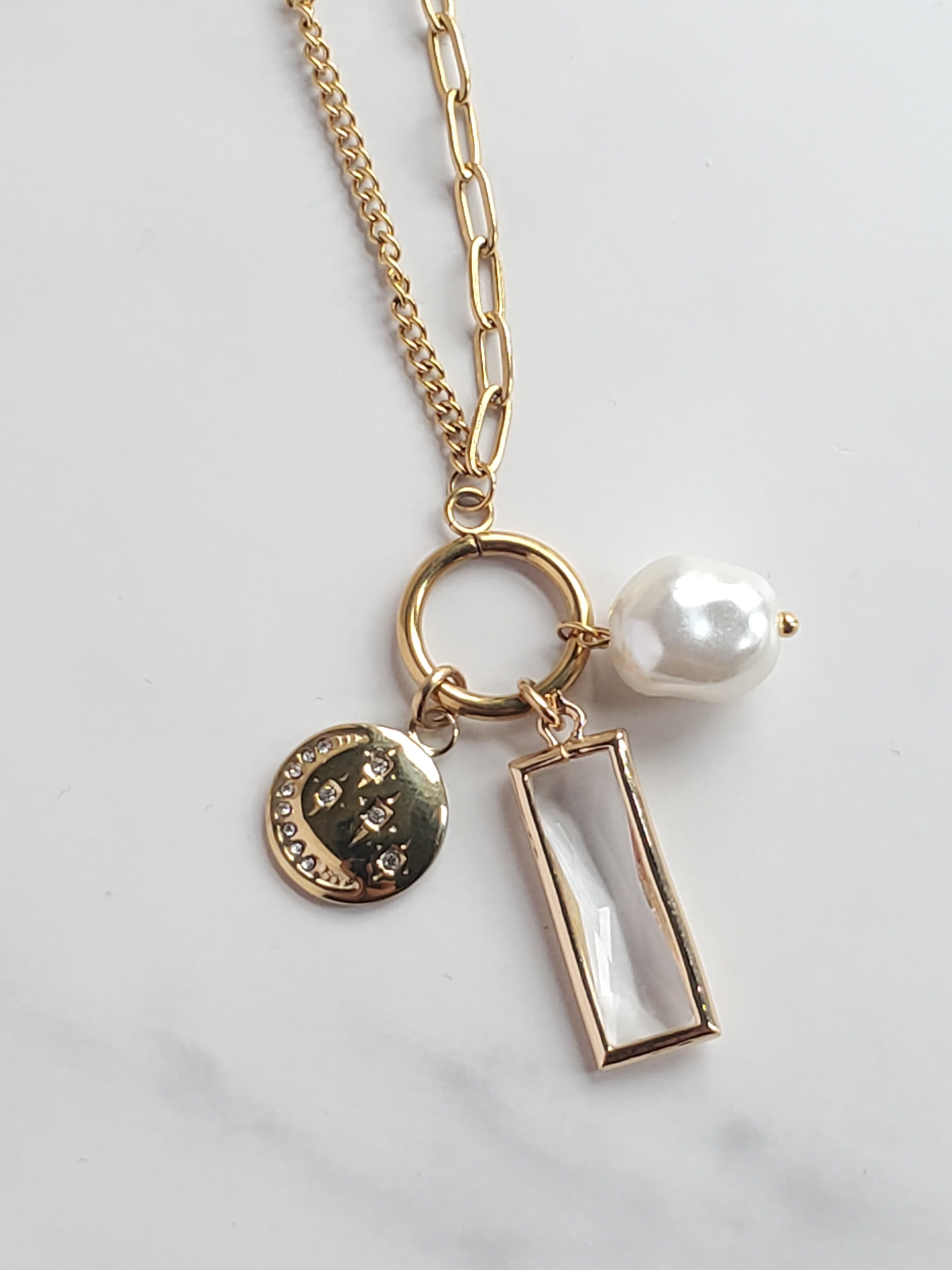 MAVEN Charm Lariat Necklace - Various Styles