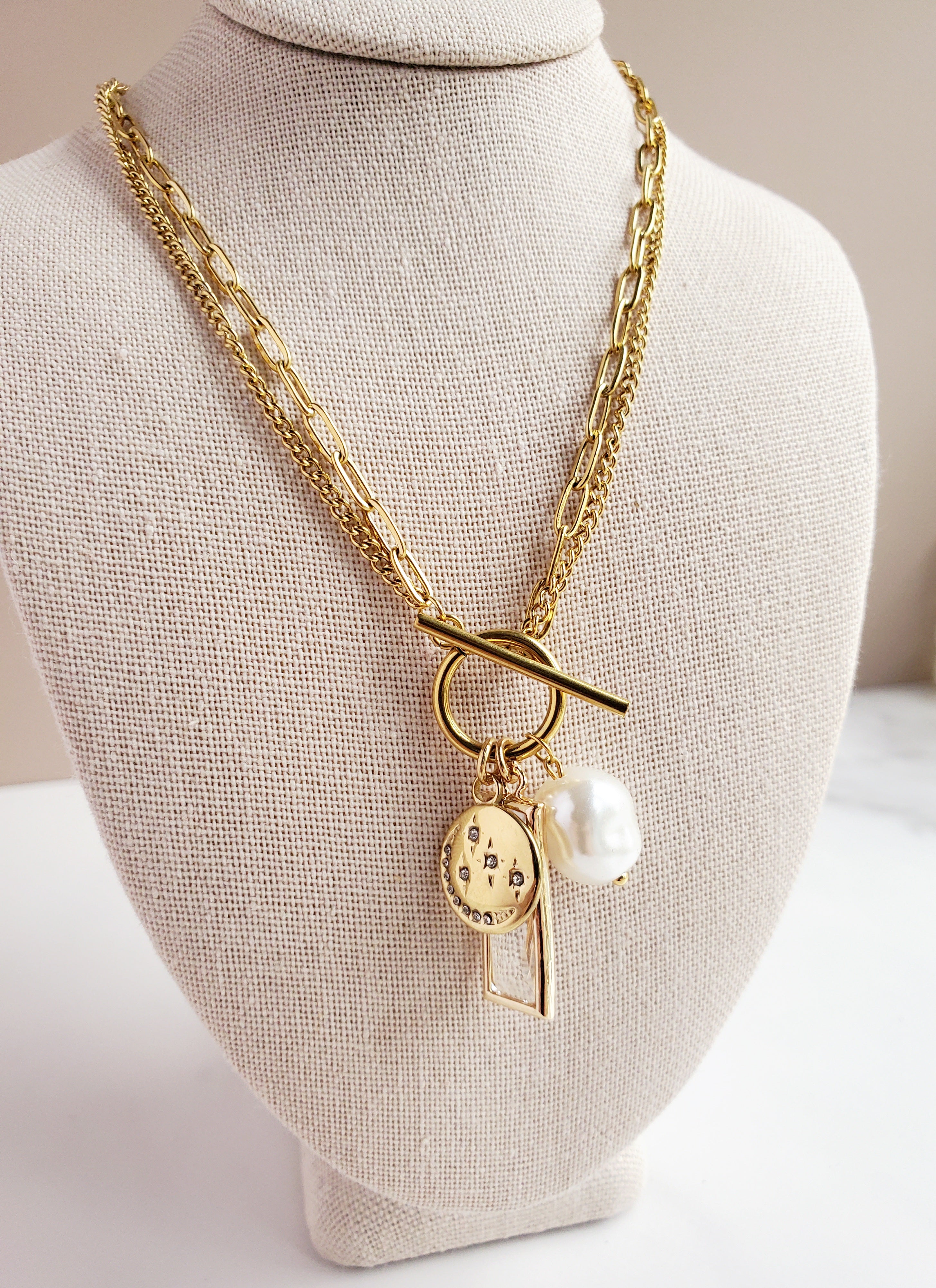 MAVEN Charm Lariat Necklace - Various Styles