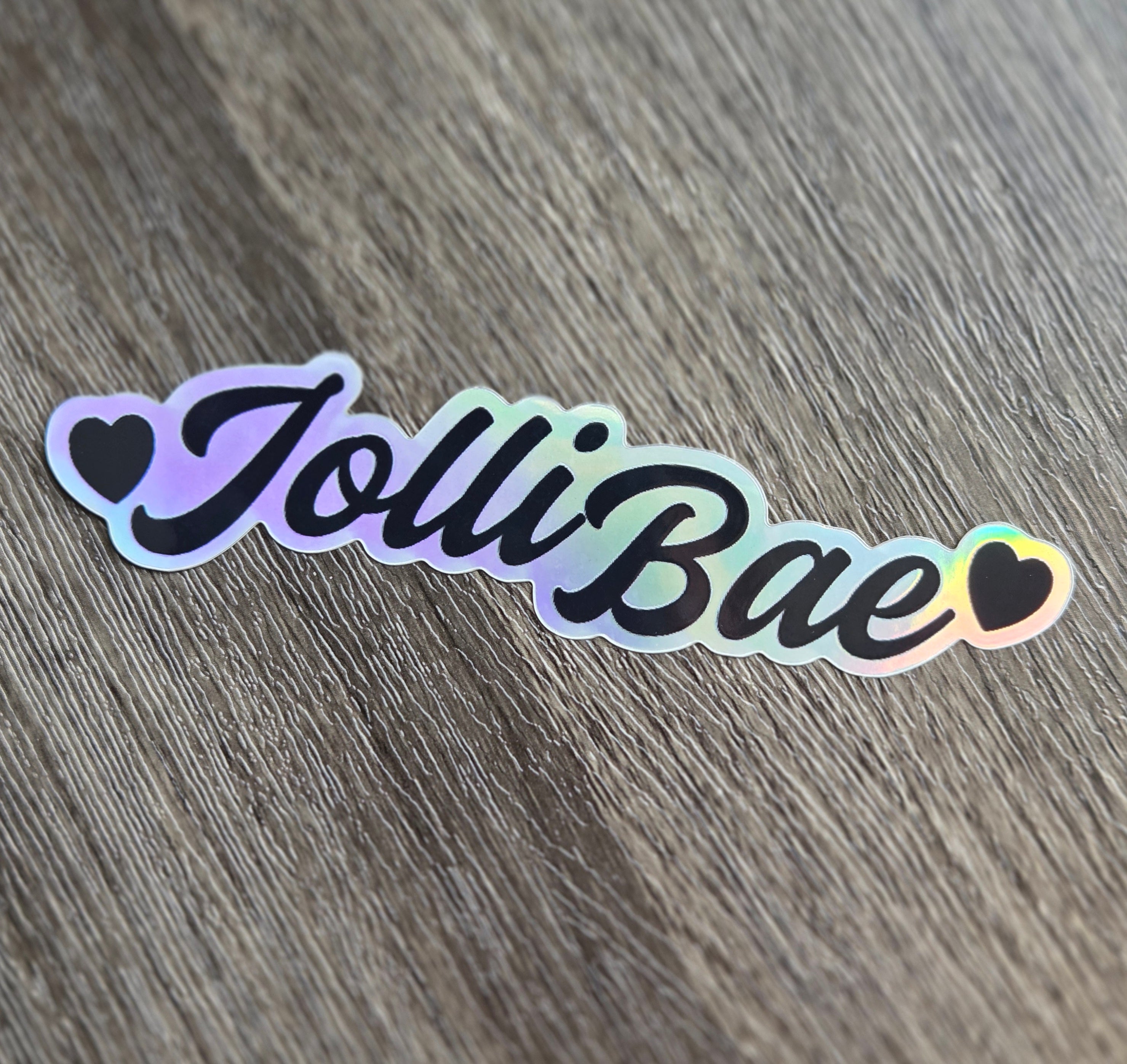 Jollibae Holographic Sticker