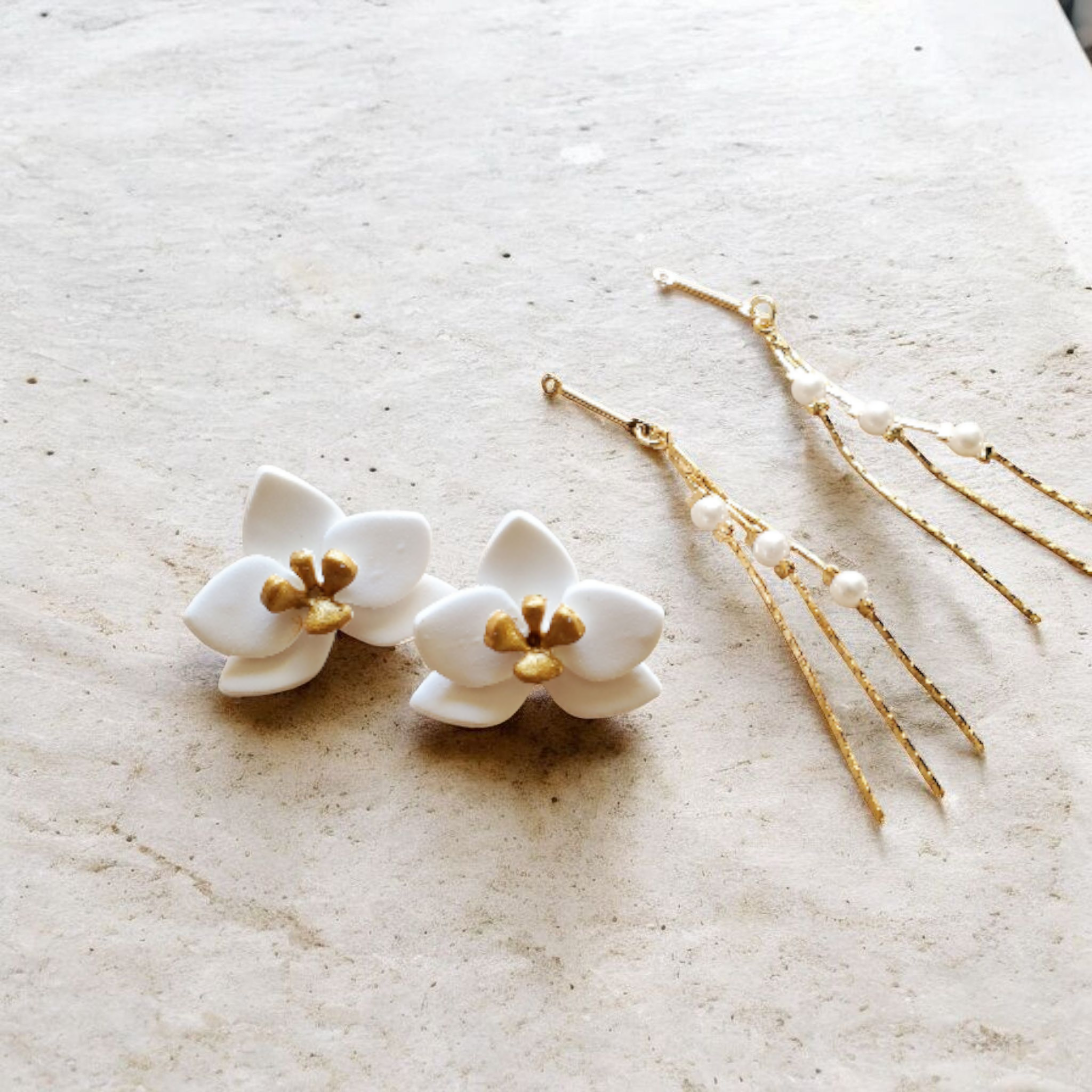 Orchid 2-in-1 Statement Earrings