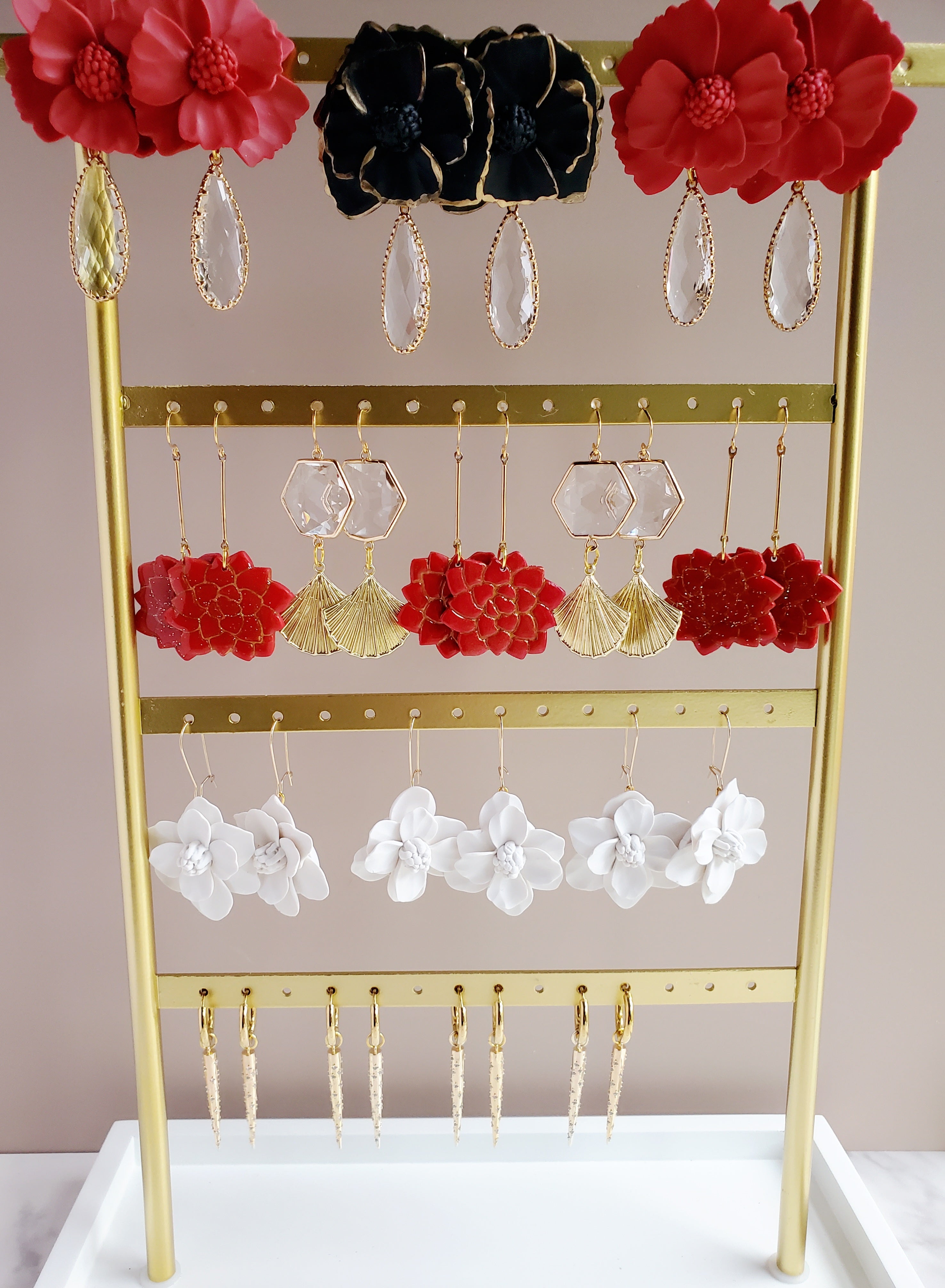 SIMPLY JOSIE Sampaguita Earrings 14K Gold Filled Loops