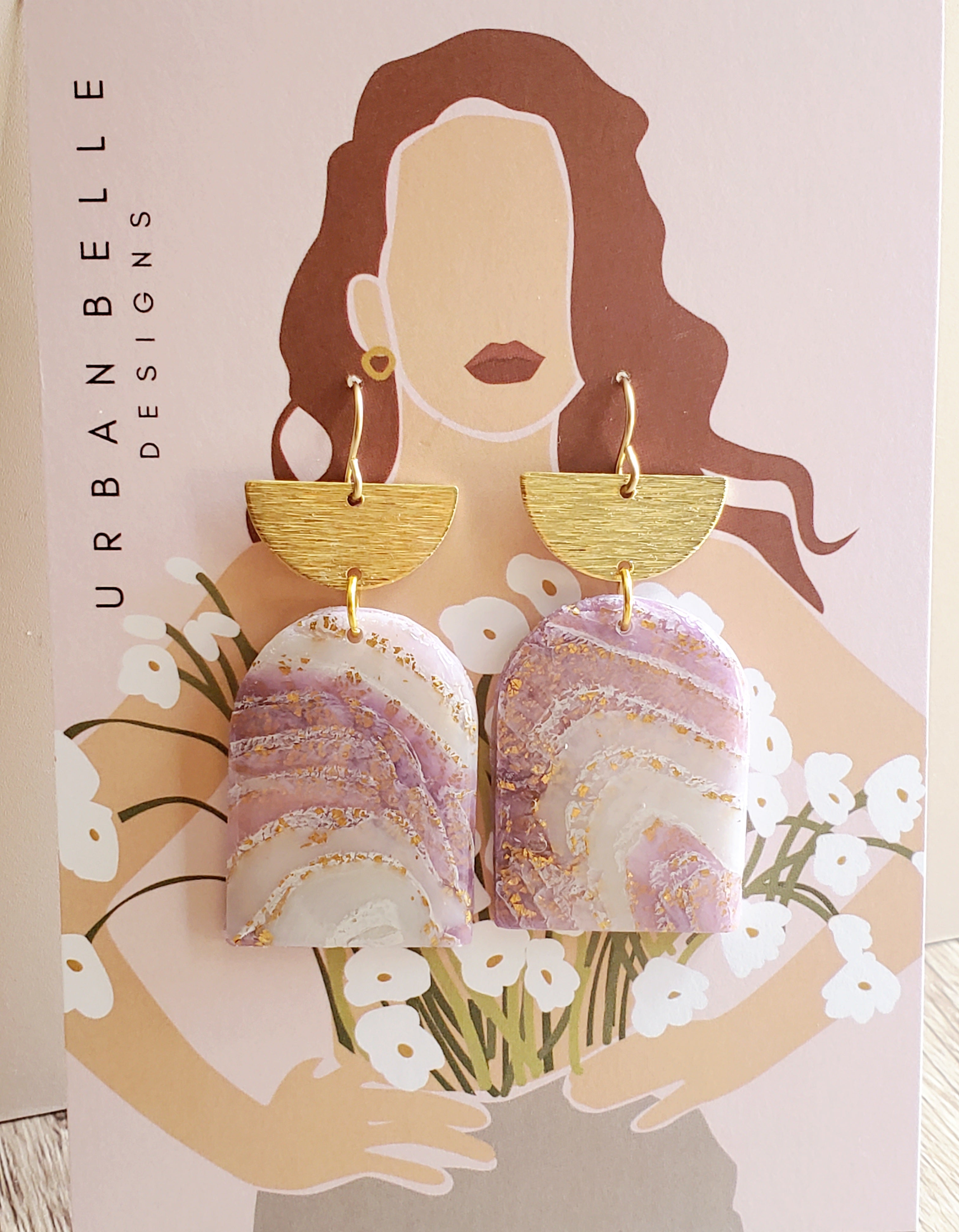ALAYA Statement Earrings - Blush