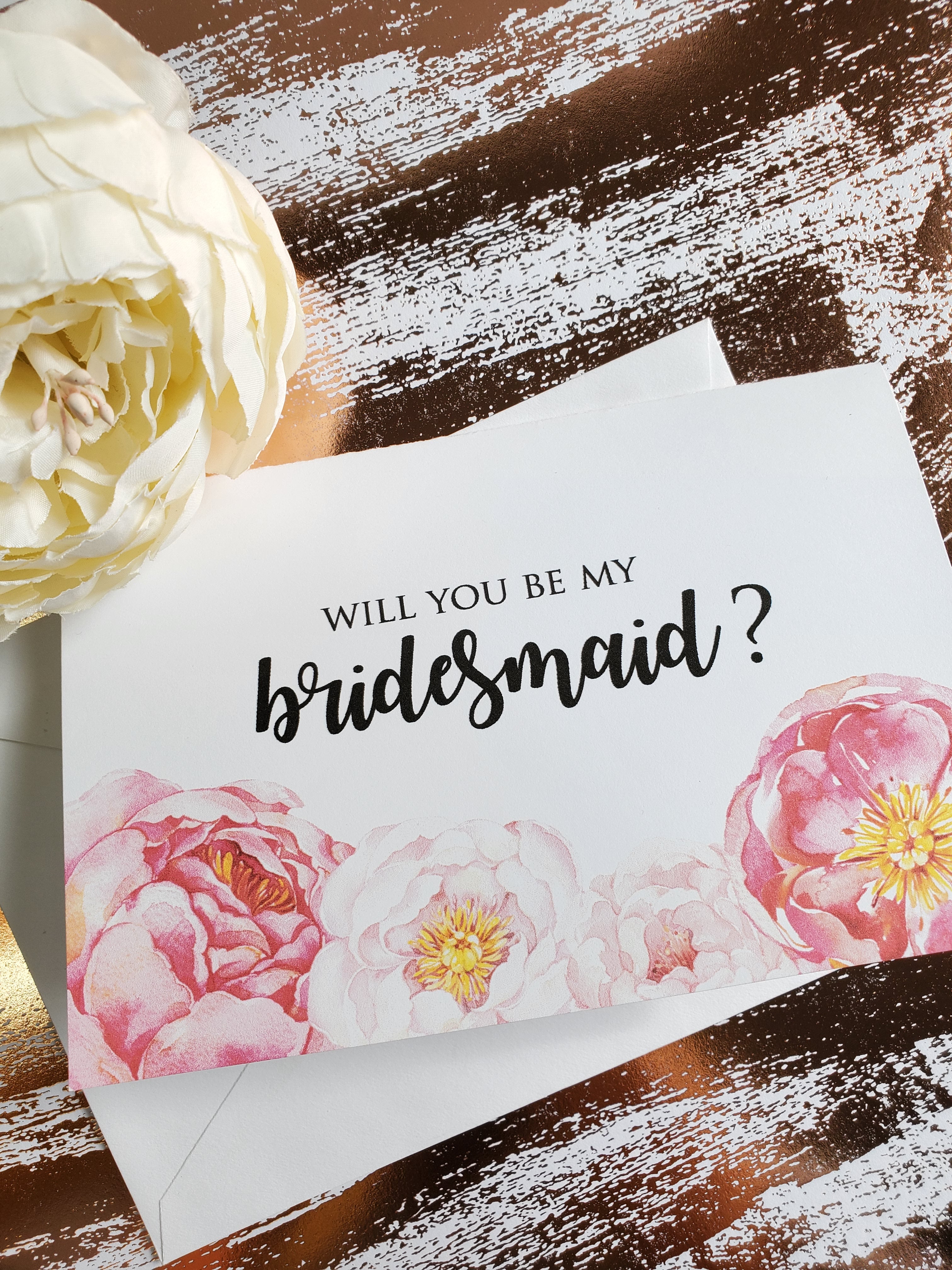 Bridesmaid Proposal Card