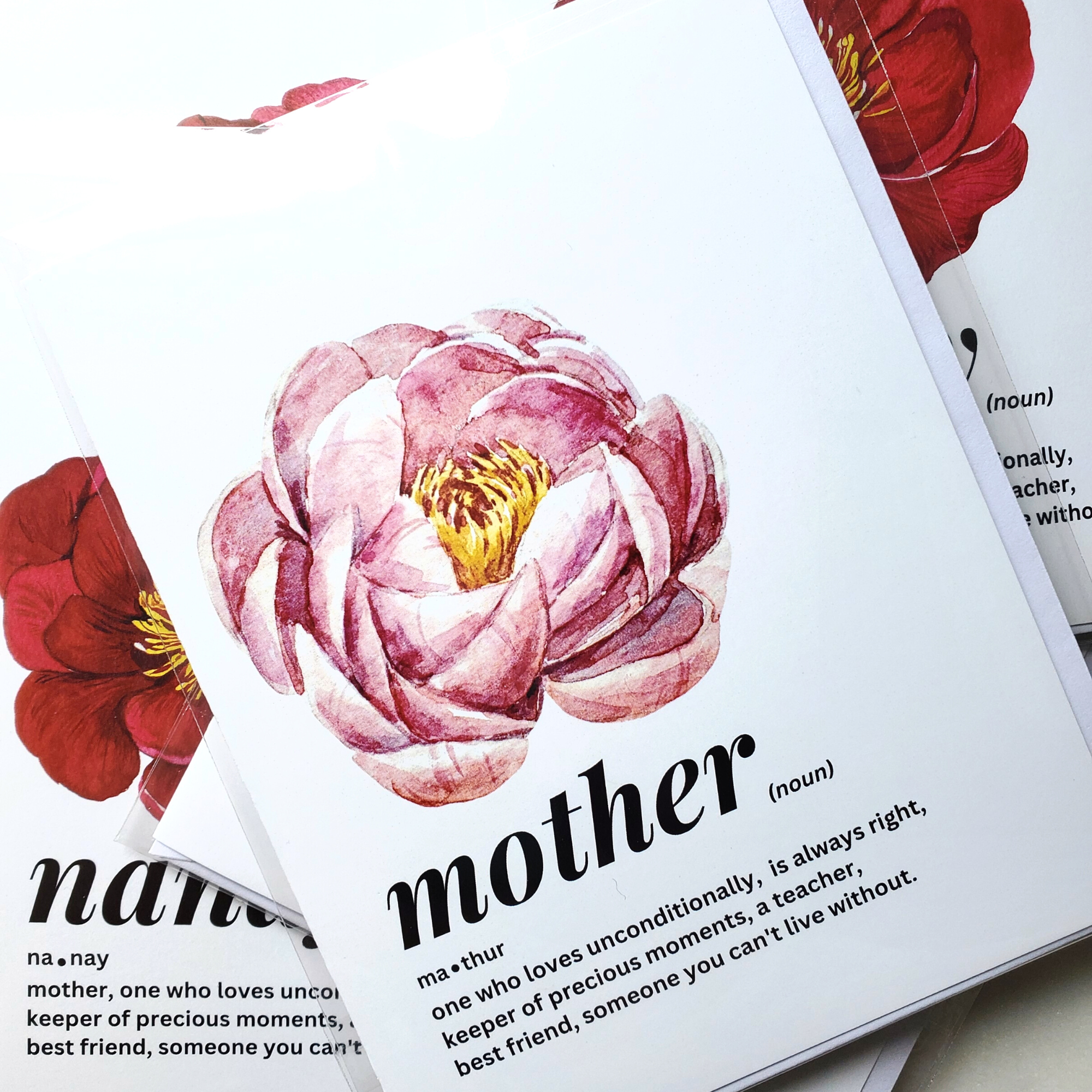 Definition of Mother Greeting Card