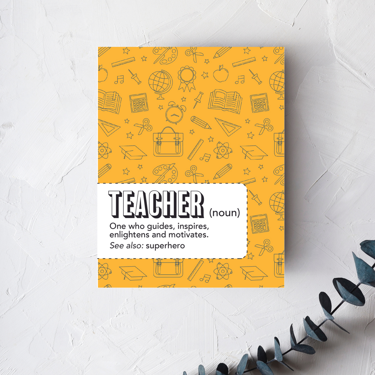 Teacher Appreciation Greeting Cards - 3 Styles