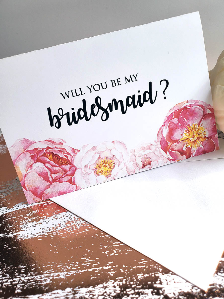 Bridesmaid Proposal Card